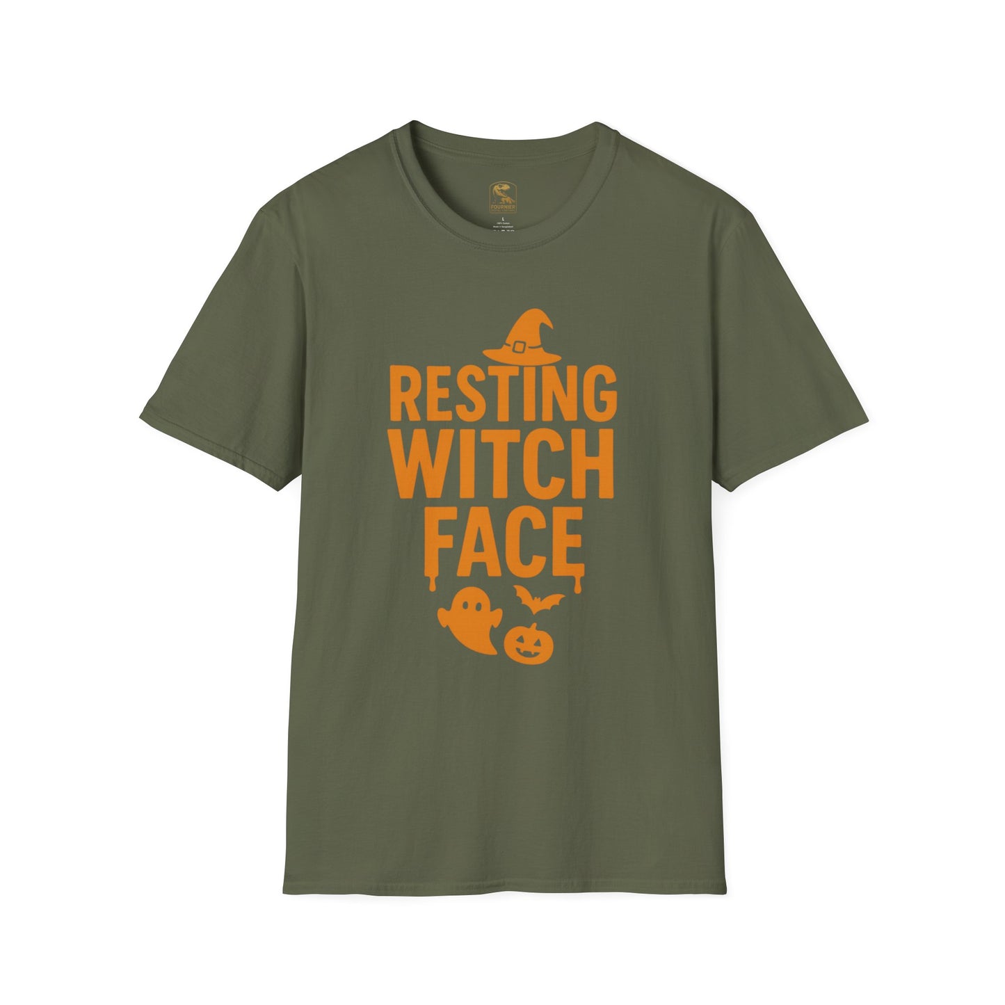 Resting Witch Face T-Shirt | Unisex Halloween Tee, Spooky Graphic Shirt, Seasonal Wear, Gift for Her/Him, Fall Fashion