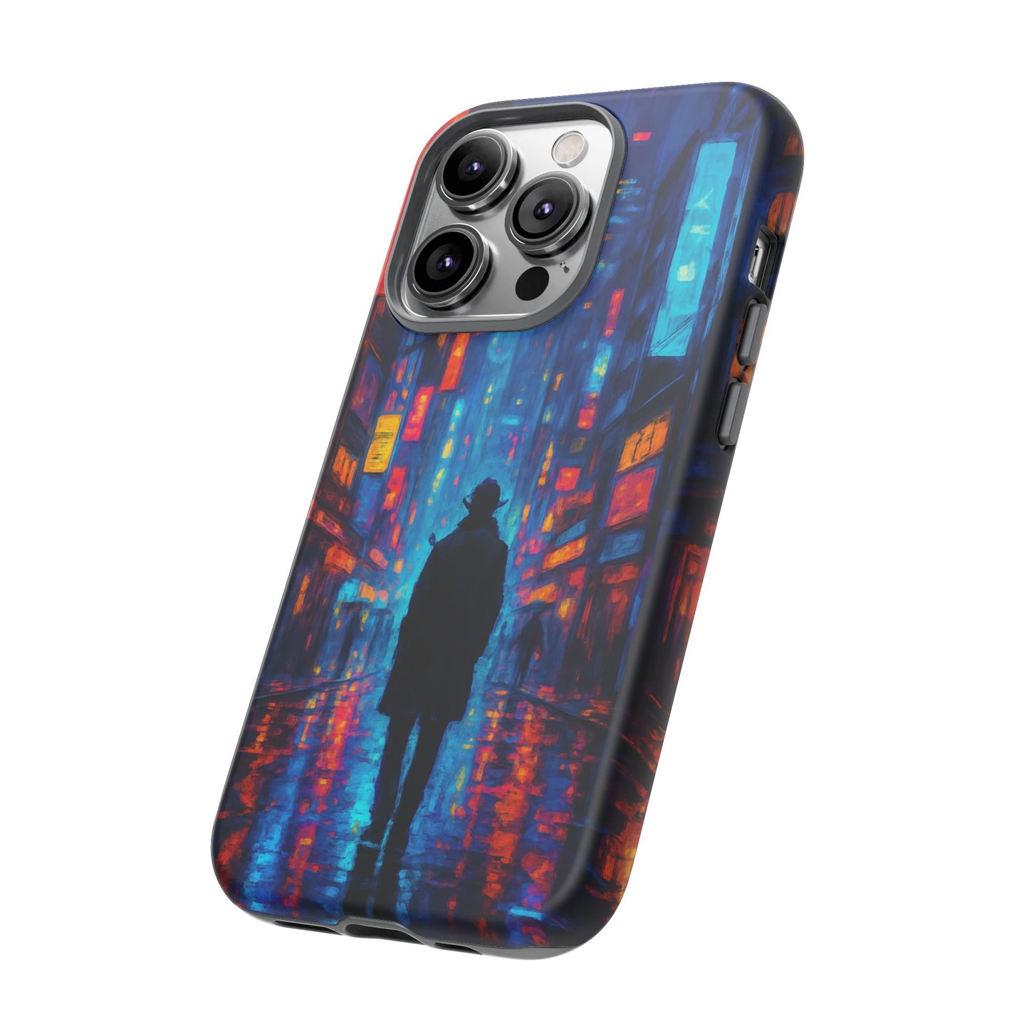 Neon City Nights – Urban Glow Phone Case