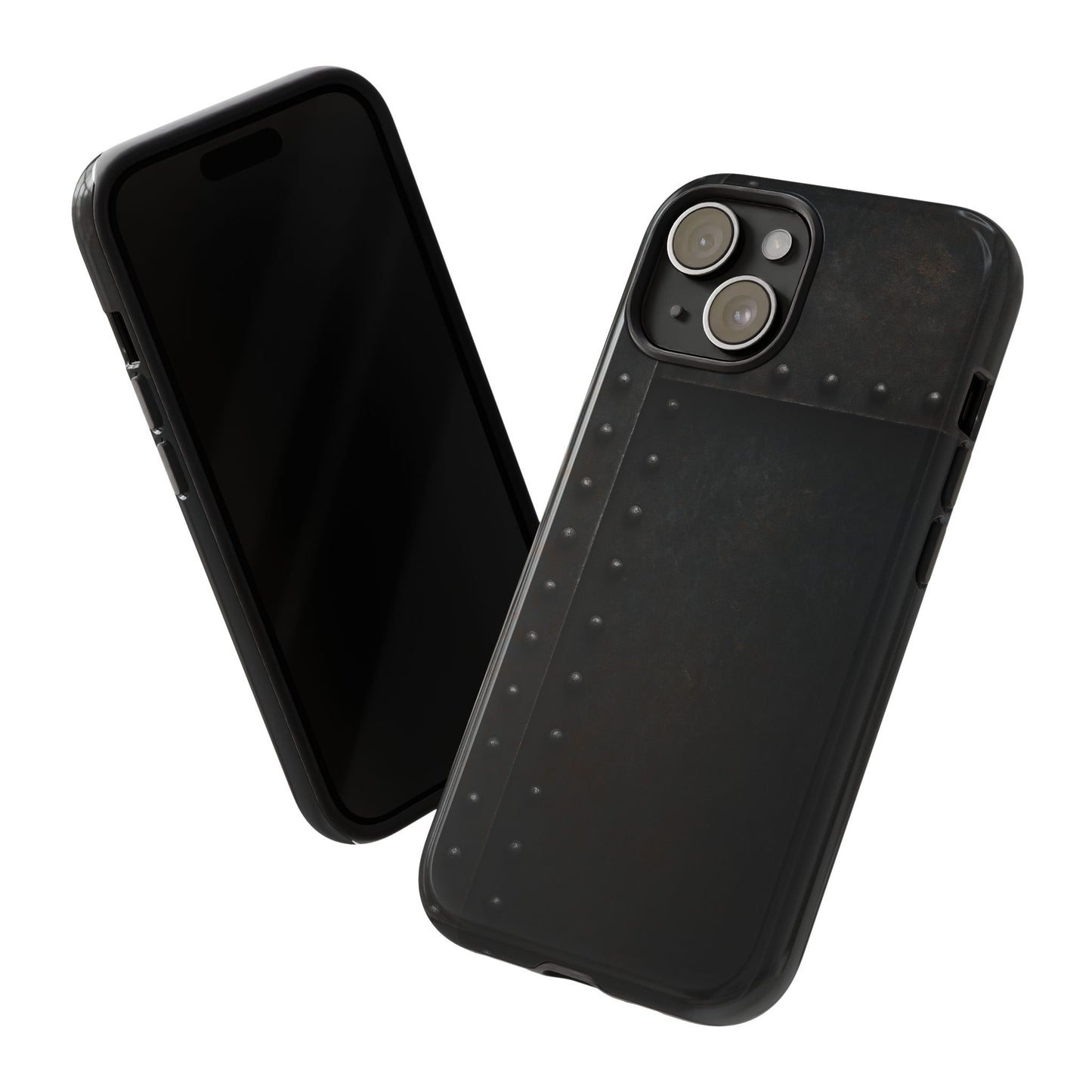Steel & Smoke – Riveted Shadows Phone Case