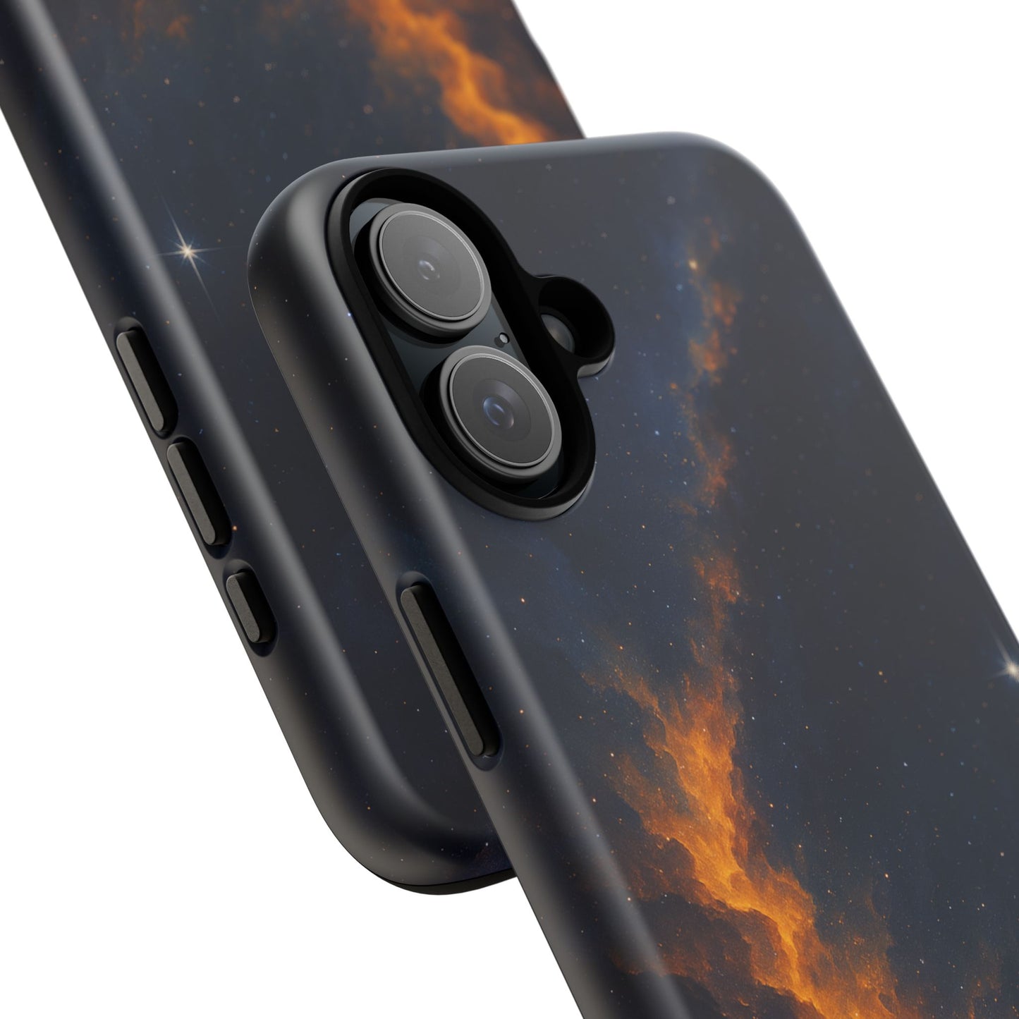 Stellar Flame – Cosmic Nebula Art Phone Case