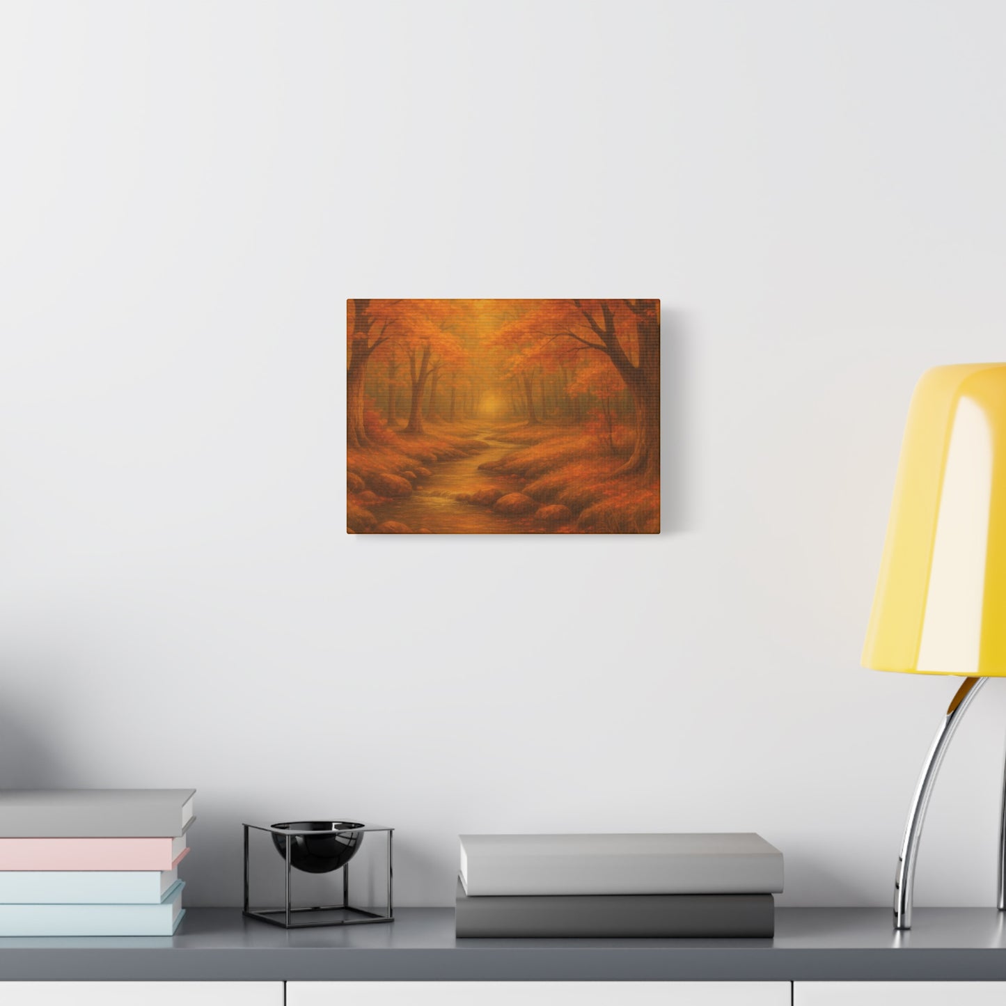 Autumn Landscape Canvas Print, Cozy Home Decor, Fall Wall Art, Nature Inspired Gift, Thanksgiving Decoration