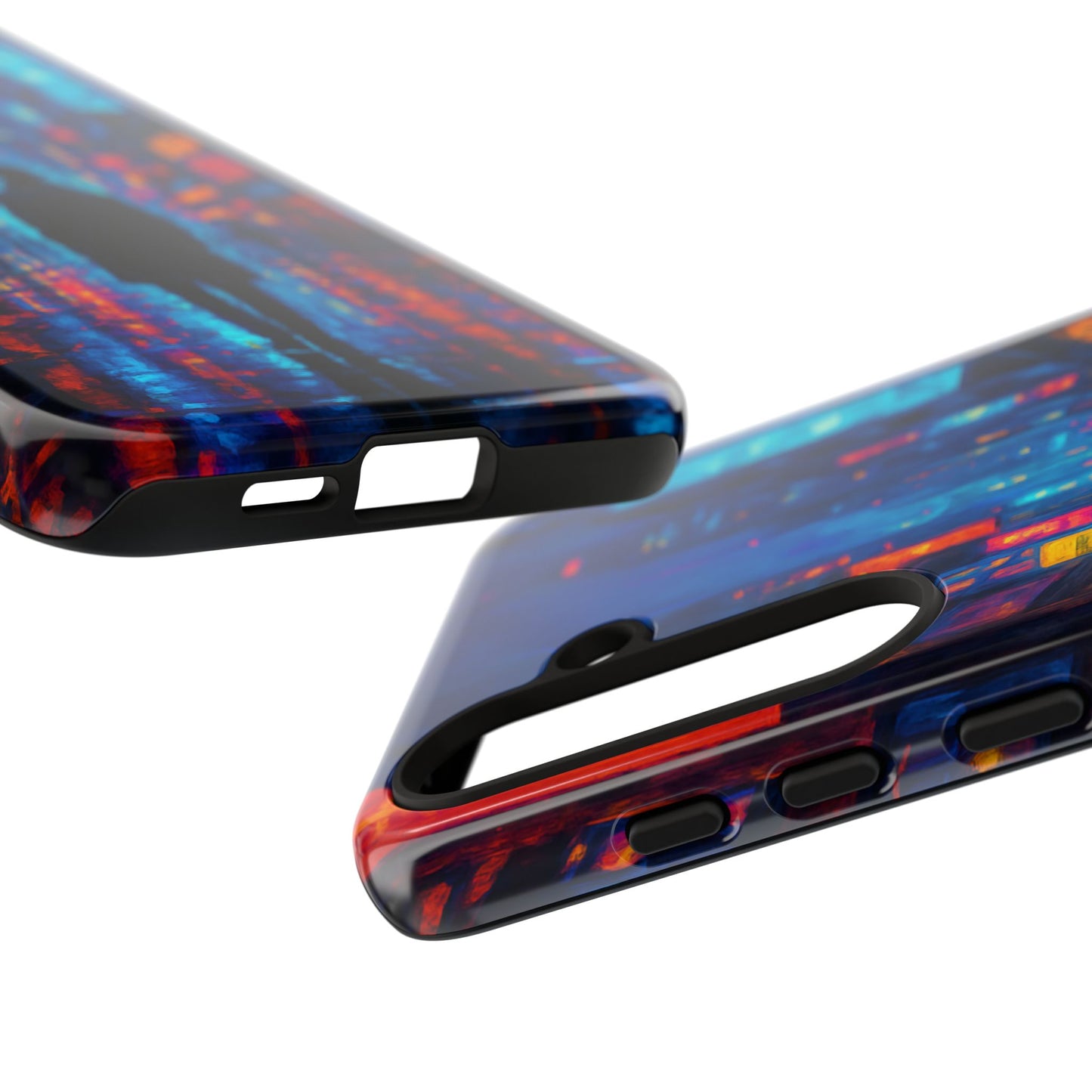 Neon City Nights – Urban Glow Phone Case