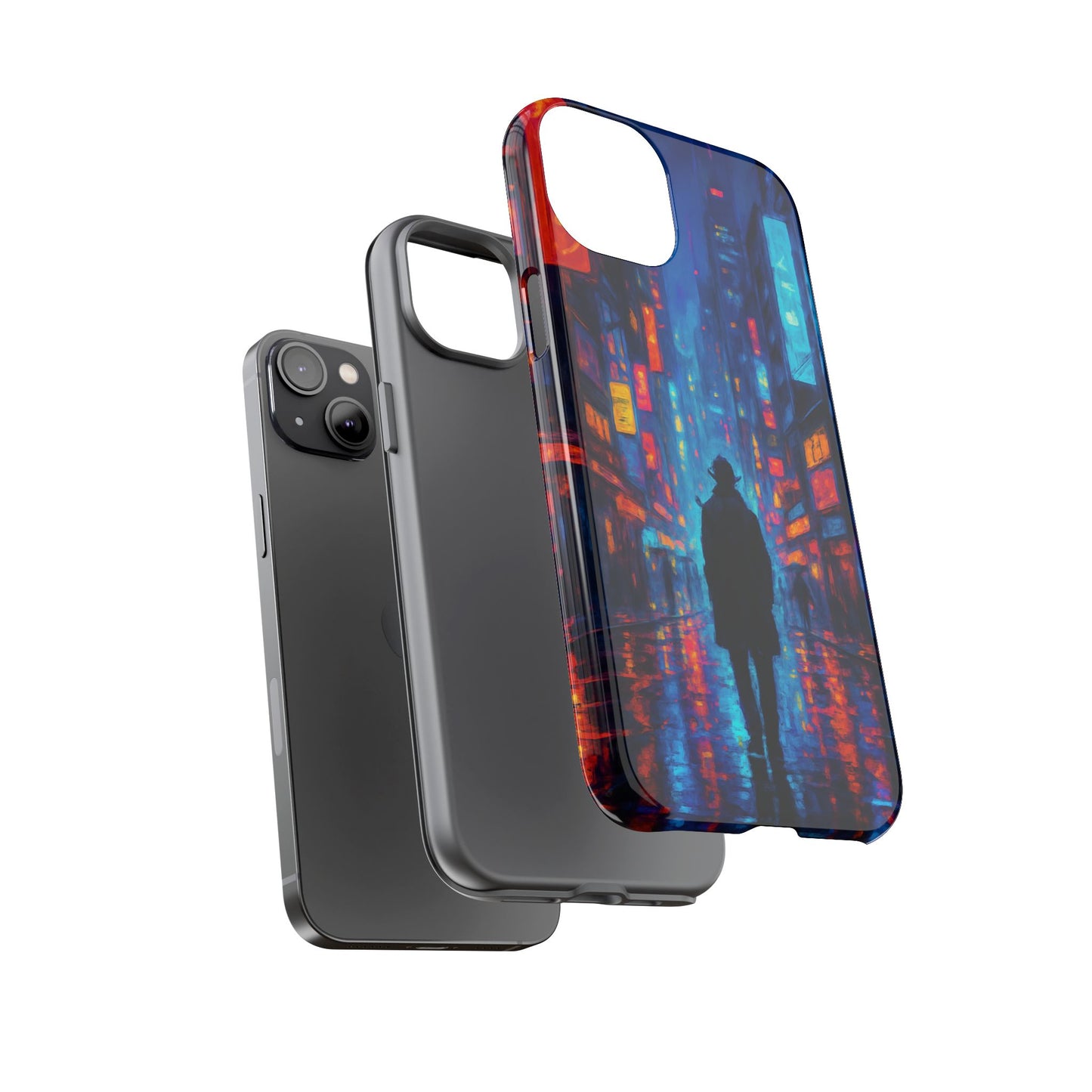 Neon City Nights – Urban Glow Phone Case