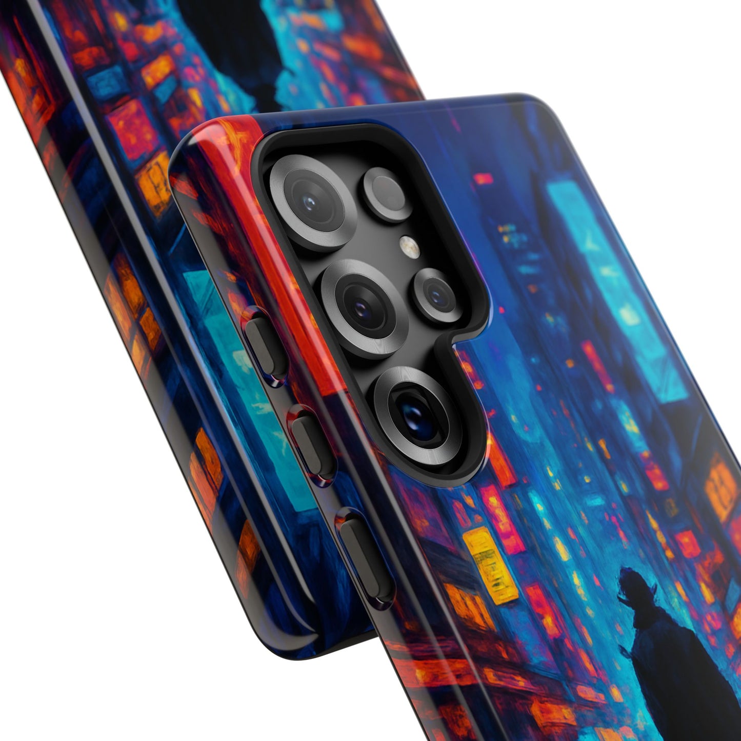 Neon City Nights – Urban Glow Phone Case