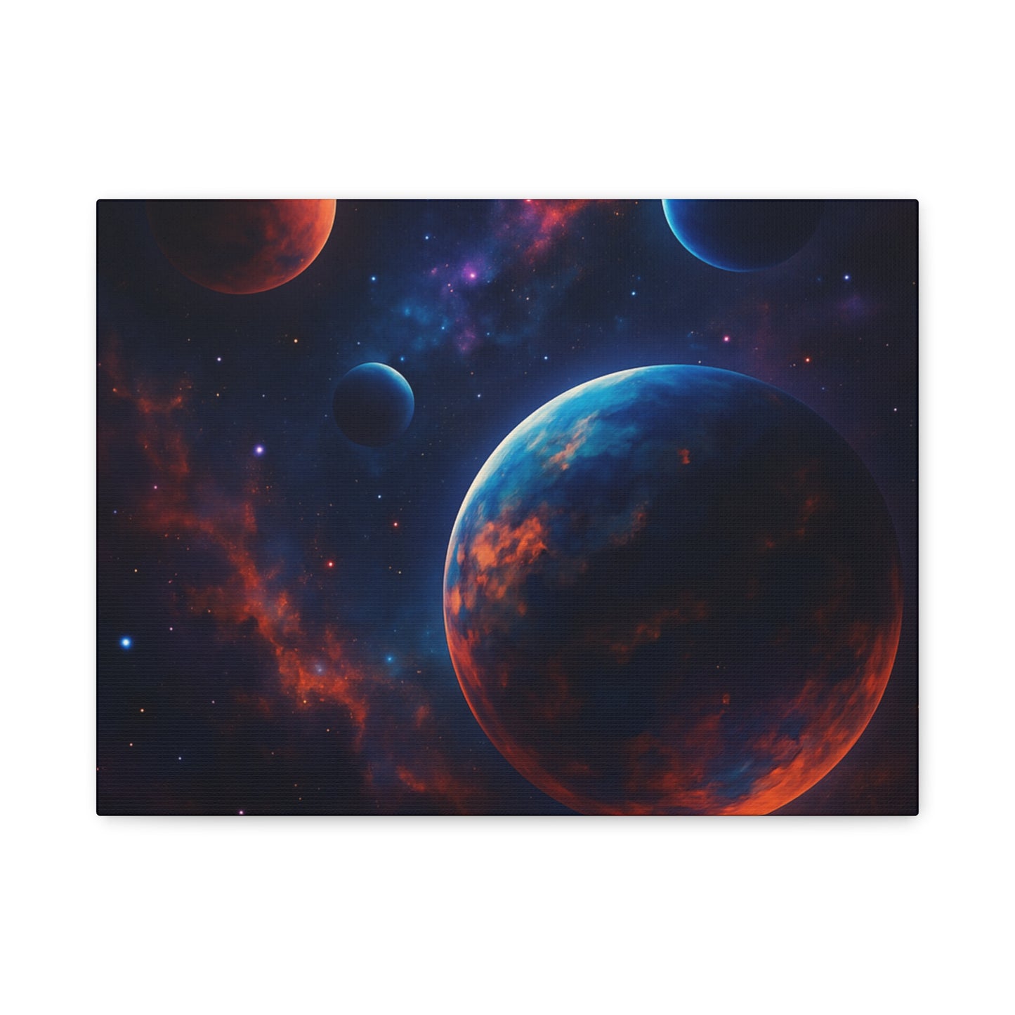 Cosmic Wall Art, Galaxy Canvas, Space Decor, Home Decoration, Astronomical Print, Nebula Artwork, Starry Wall Hanging