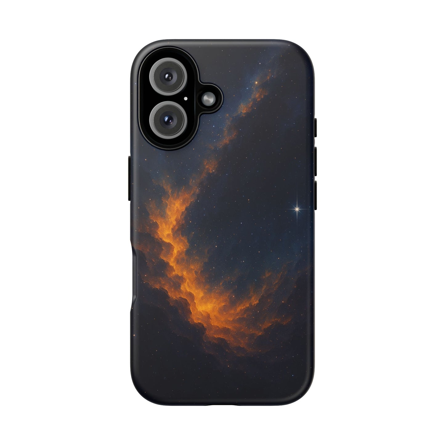 Stellar Flame – Cosmic Nebula Art Phone Case