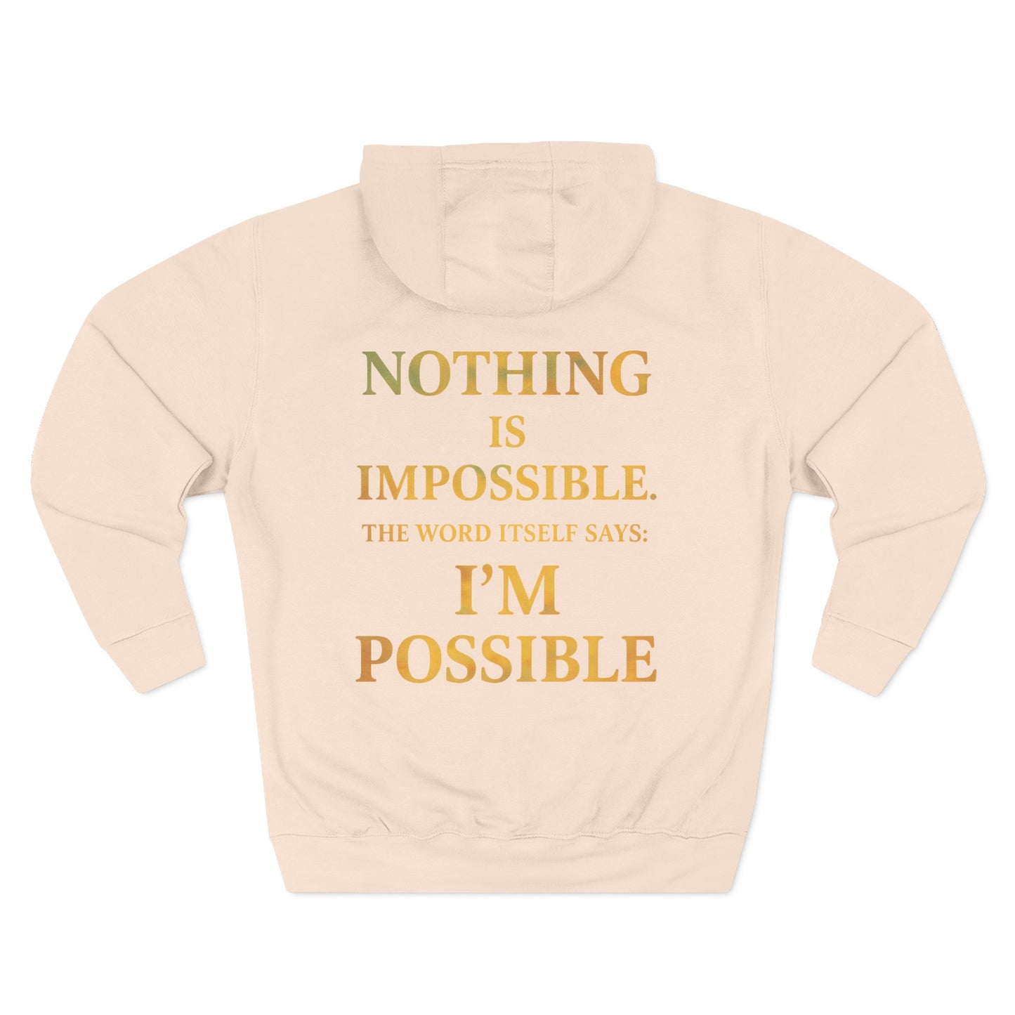 Inspirational Fleece Hoodie, Motivational Gift for Wellness, Stay Sober Apparel, Positive Affirmation Hoodie, Recovery Support Clothing