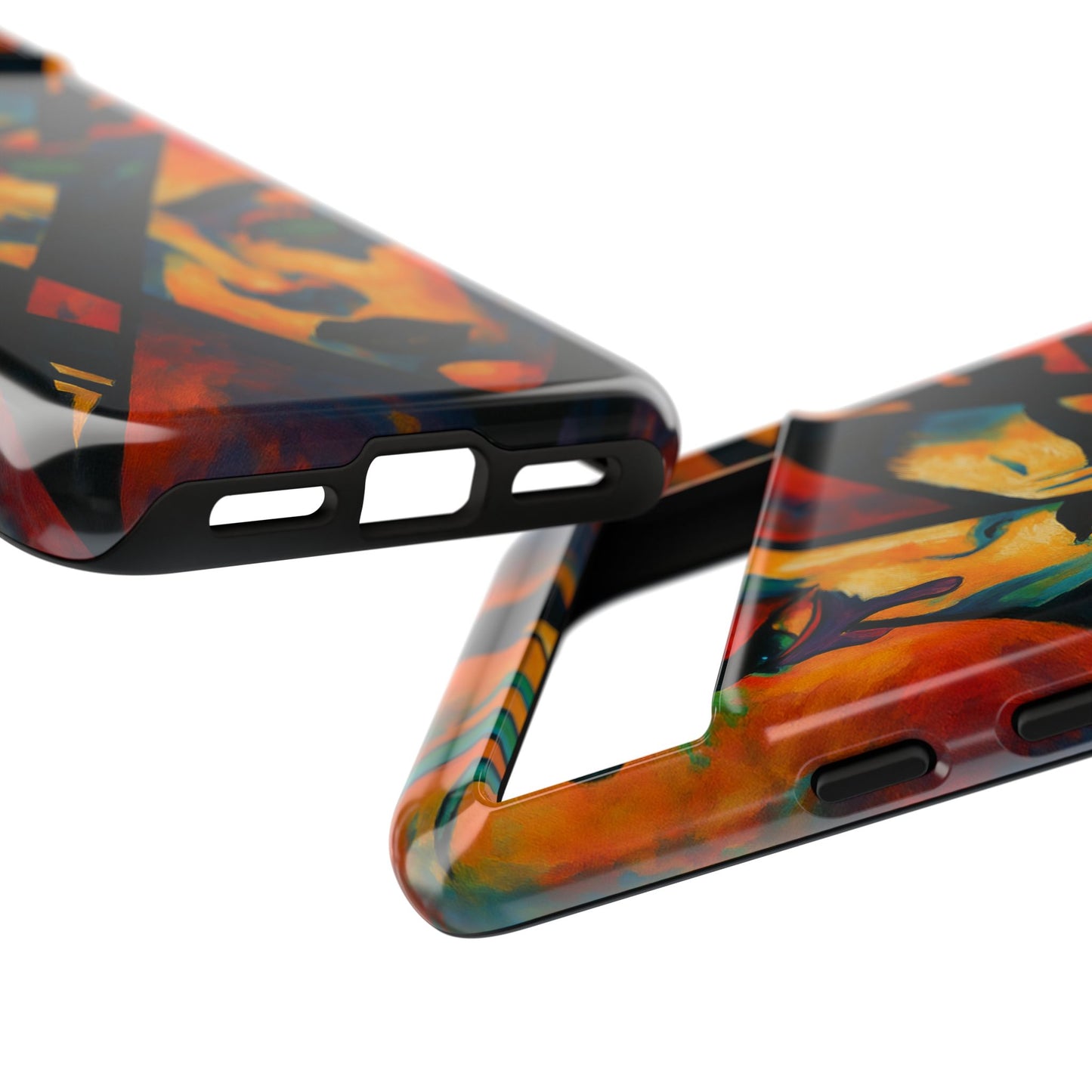Vibrant Phone Case with Edgy Art, Tough Cases for Trendsetters, Unique Gift for Art Lovers, Colorful Phone Accessory, Protection and Style