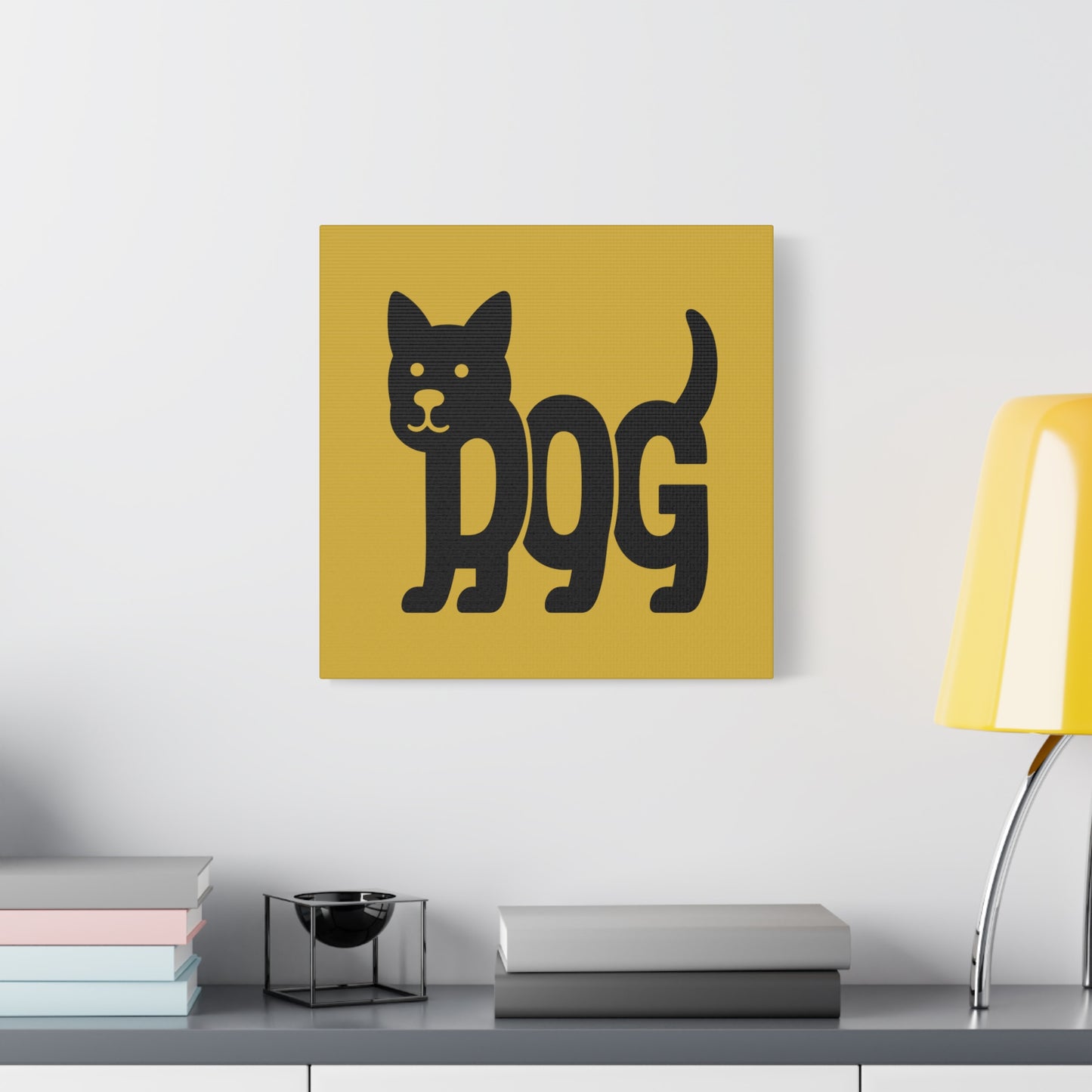 Dog-Themed Matte Canvas Art, Pet Lover Gift, Dog Decor, Home Wall Art, Housewarming Gift, Gift for Dog Owners