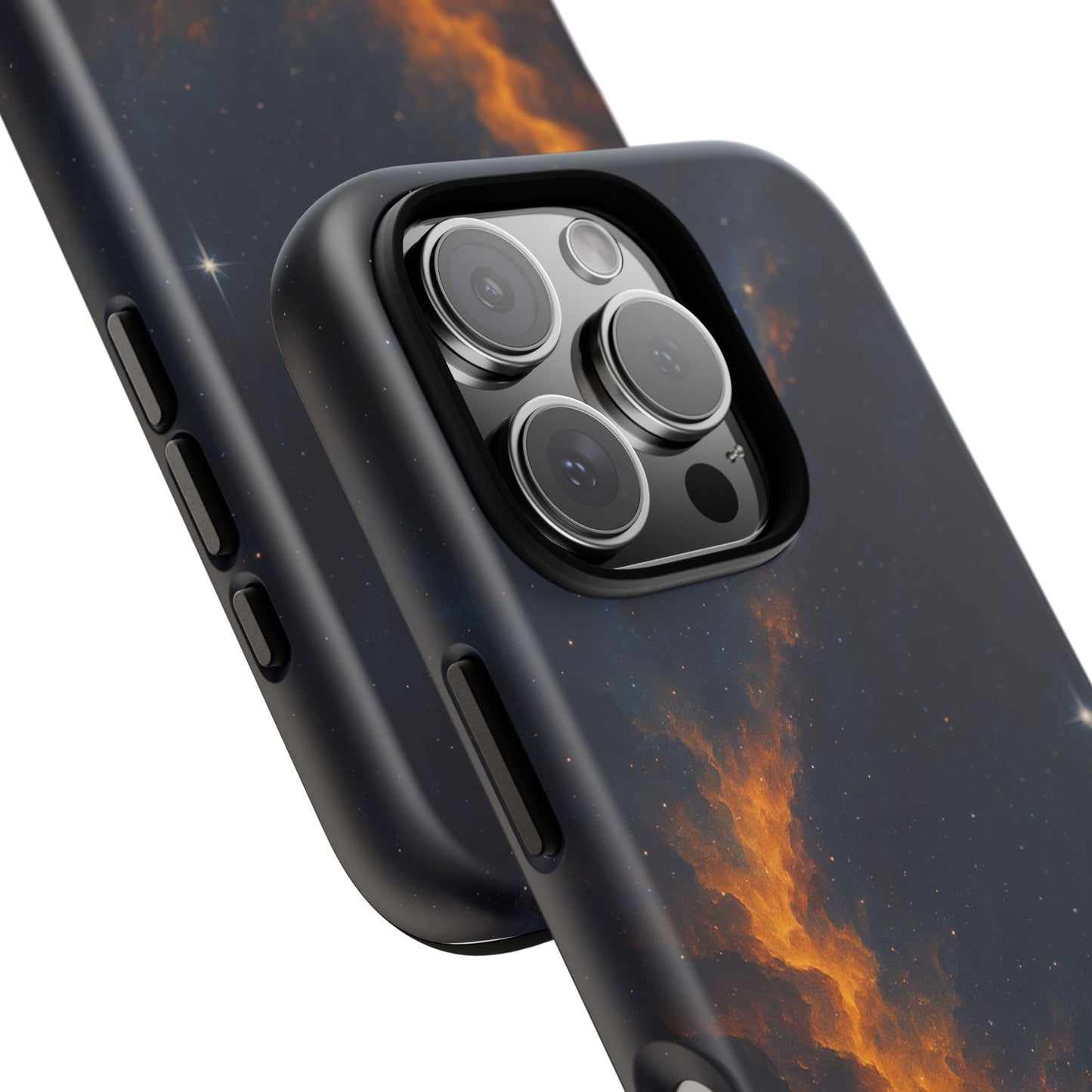 Stellar Flame – Cosmic Nebula Art Phone Case