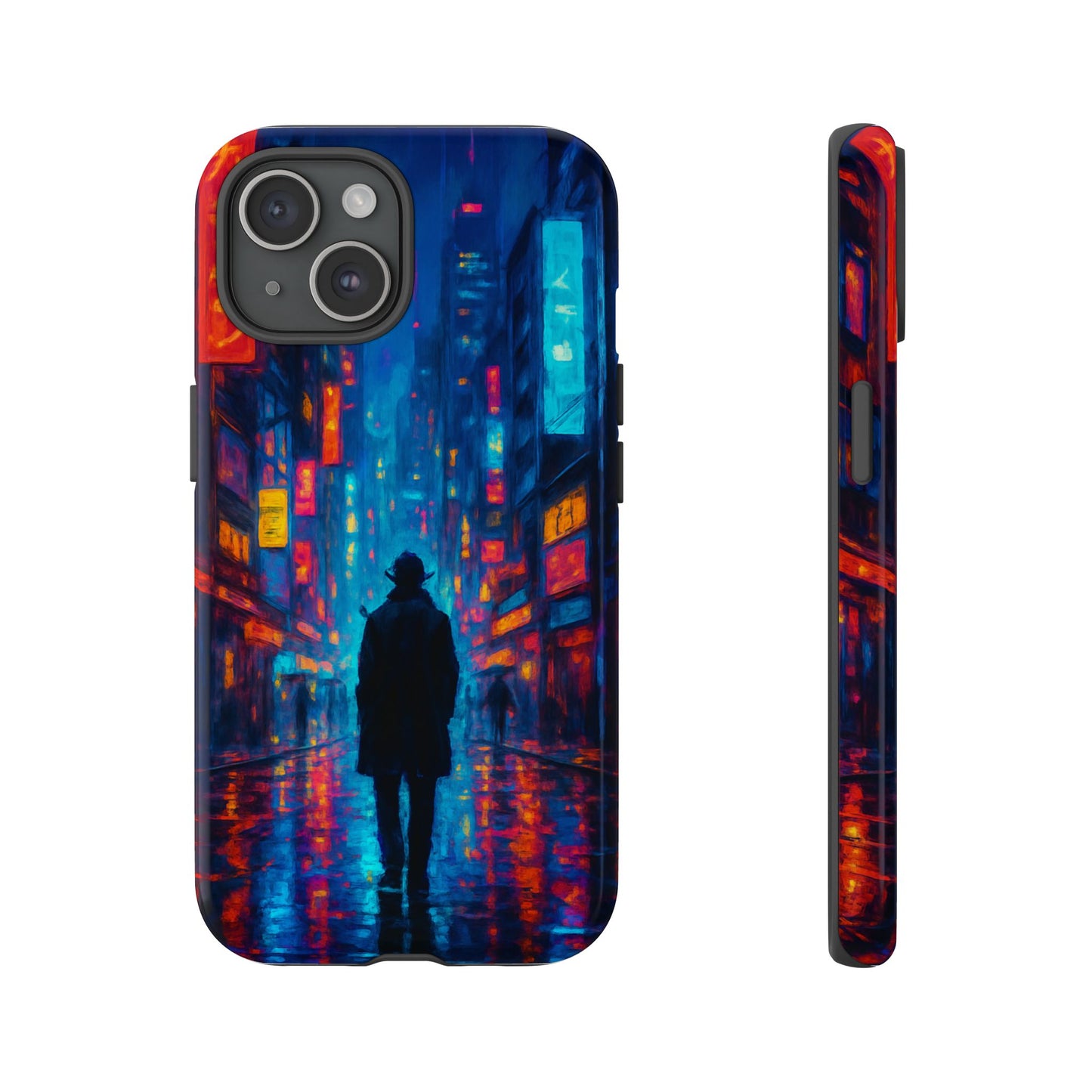 Neon City Nights – Urban Glow Phone Case