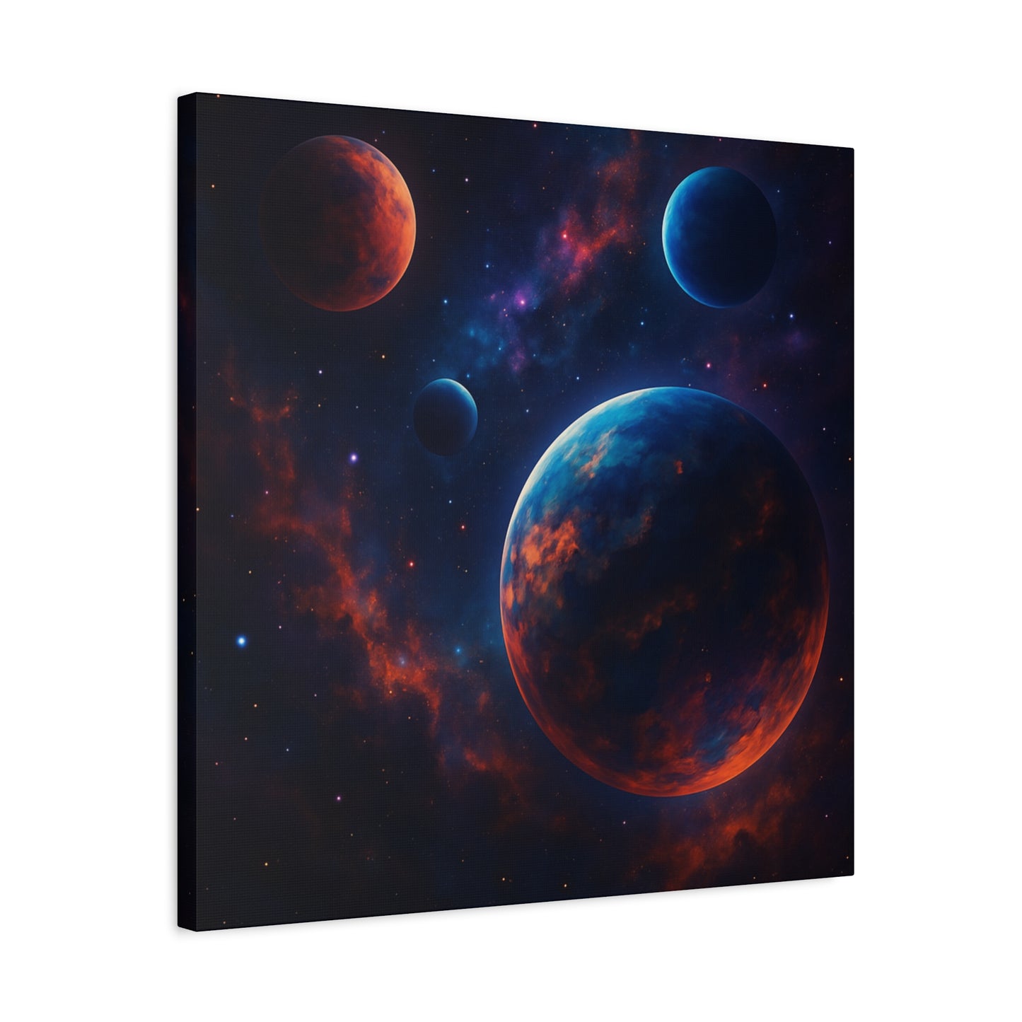 Cosmic Wall Art, Galaxy Canvas, Space Decor, Home Decoration, Astronomical Print, Nebula Artwork, Starry Wall Hanging