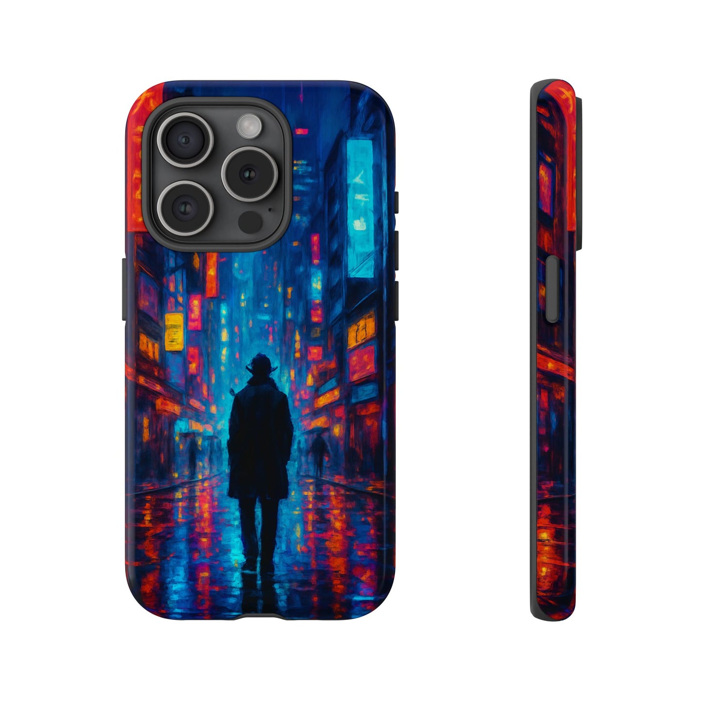 Neon City Nights – Urban Glow Phone Case