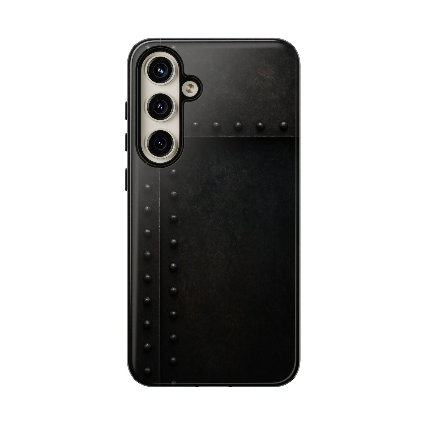 Steel & Smoke – Riveted Shadows Phone Case