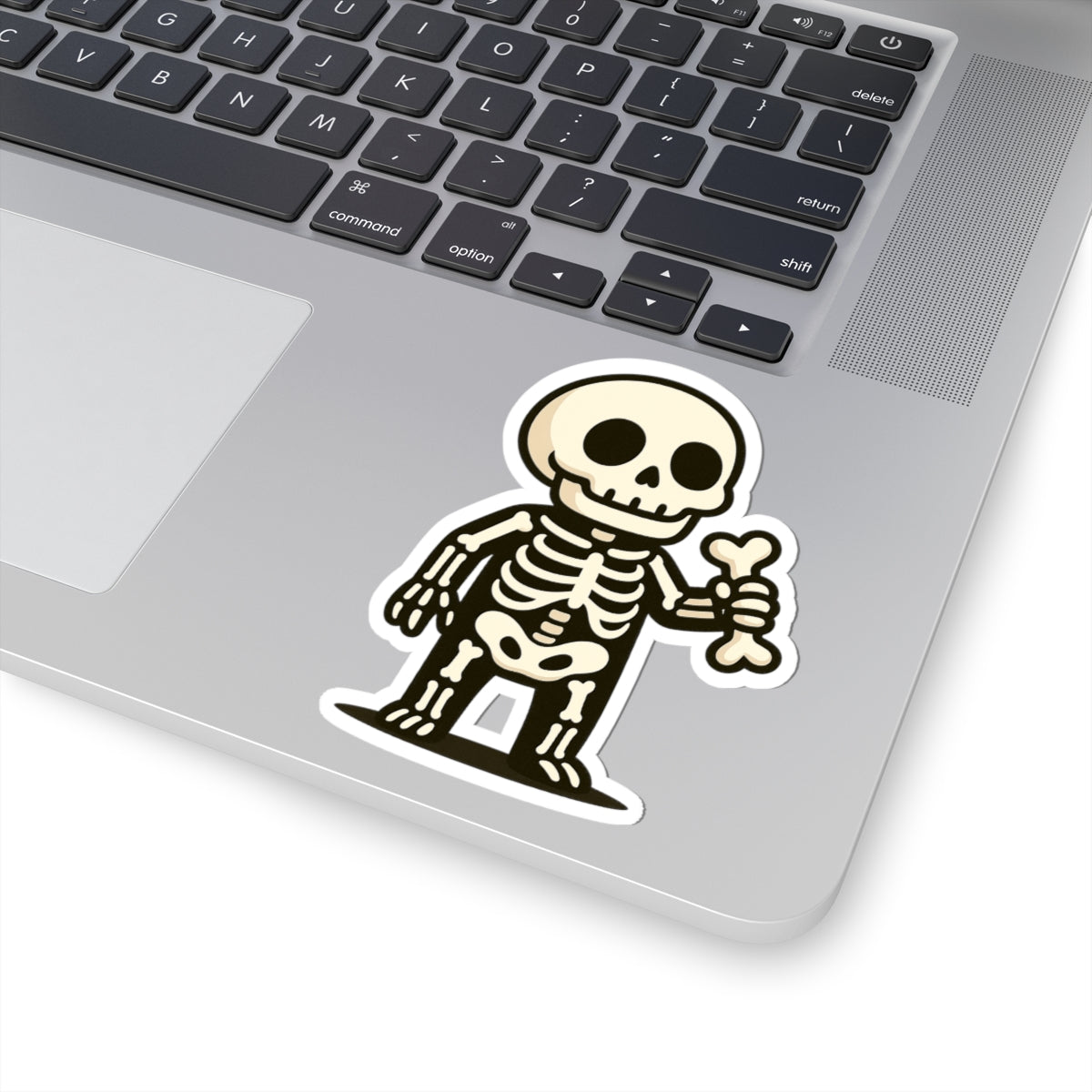 Whimsical Skeleton Kiss-Cut Stickers | Fun Halloween Decor, Cute Gifts, Laptop Stickers, Party Favors, Bone Lover Merchandise