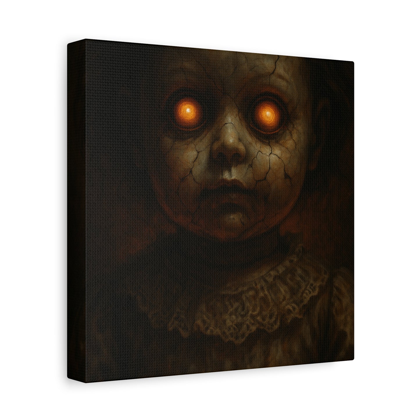 Eerie Artwork Canvas, Horror Decor, Creepy Wall Art, Spooky Gift, Haunted Home Decoration