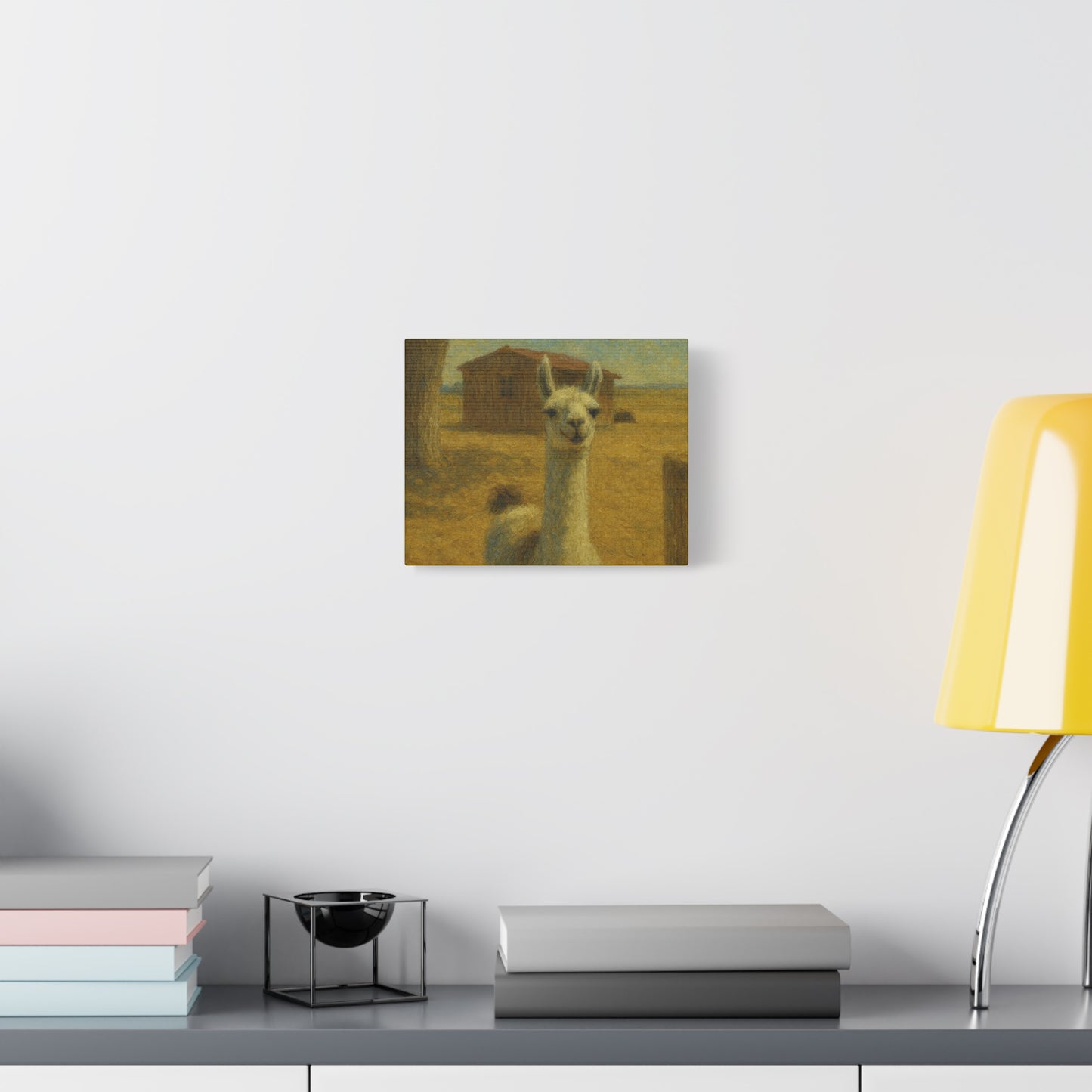 Llama Artwork Canvas Print, Unique Home Decor, Wall Art for Animal Lovers, Canvas Wall Art, Gift for Nature Enthusiasts