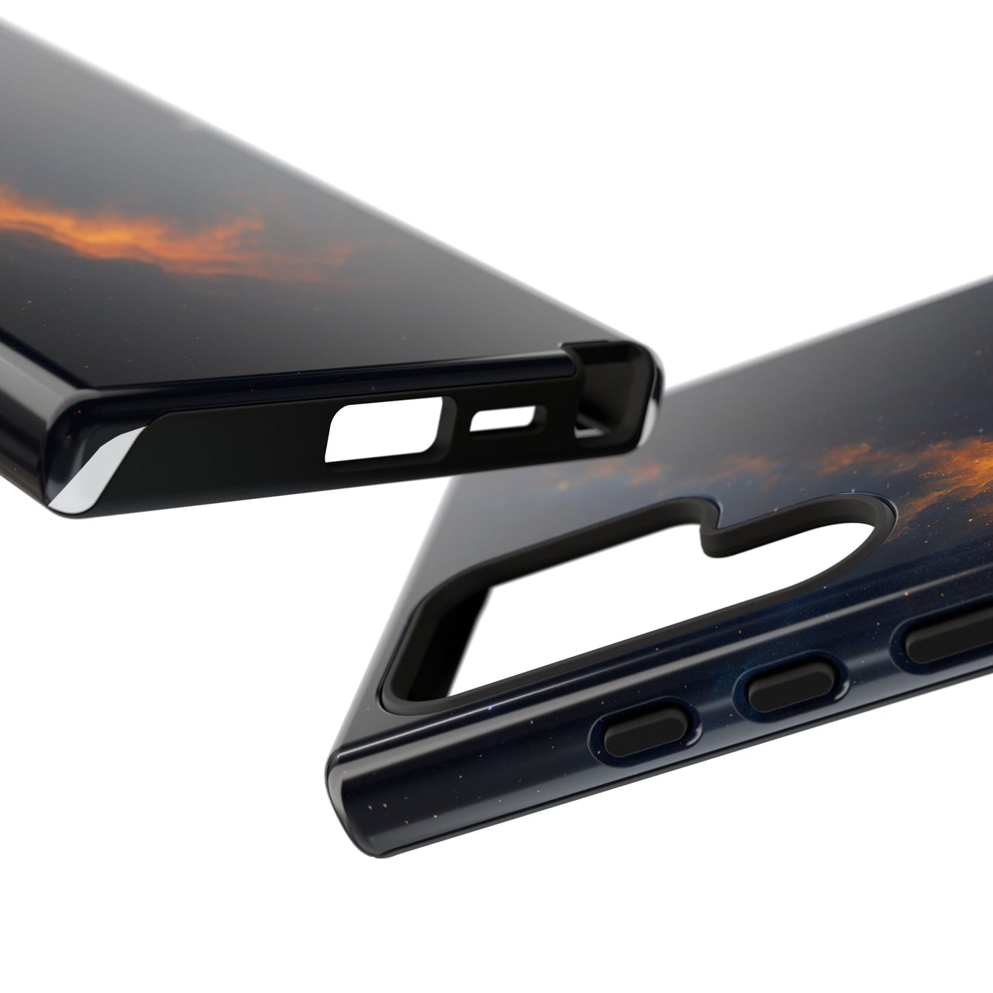 Stellar Flame – Cosmic Nebula Art Phone Case