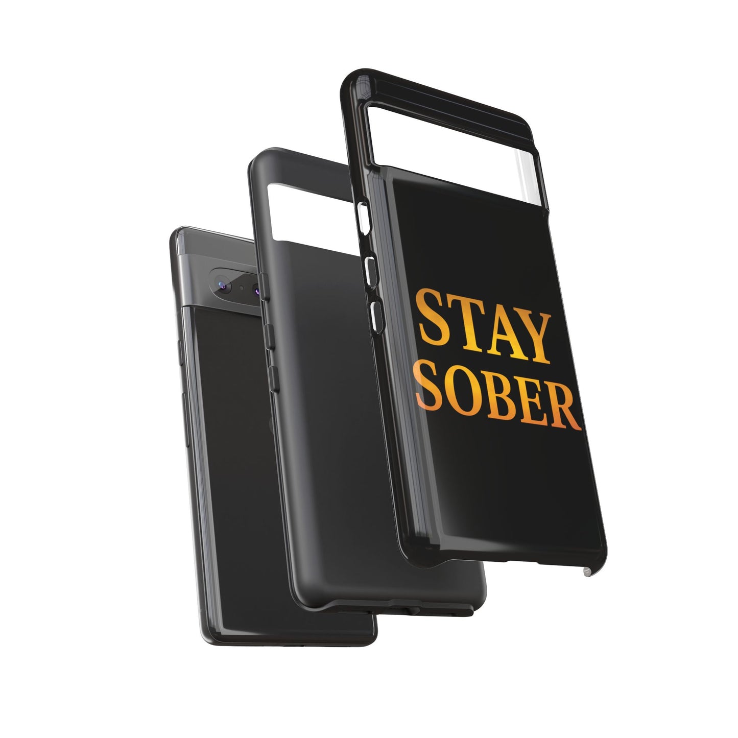 Stay Sober Phone Case | Tough Cases | Recovery Gift | Sobriety Support | Motivational Accessories | Unique Phone Cover