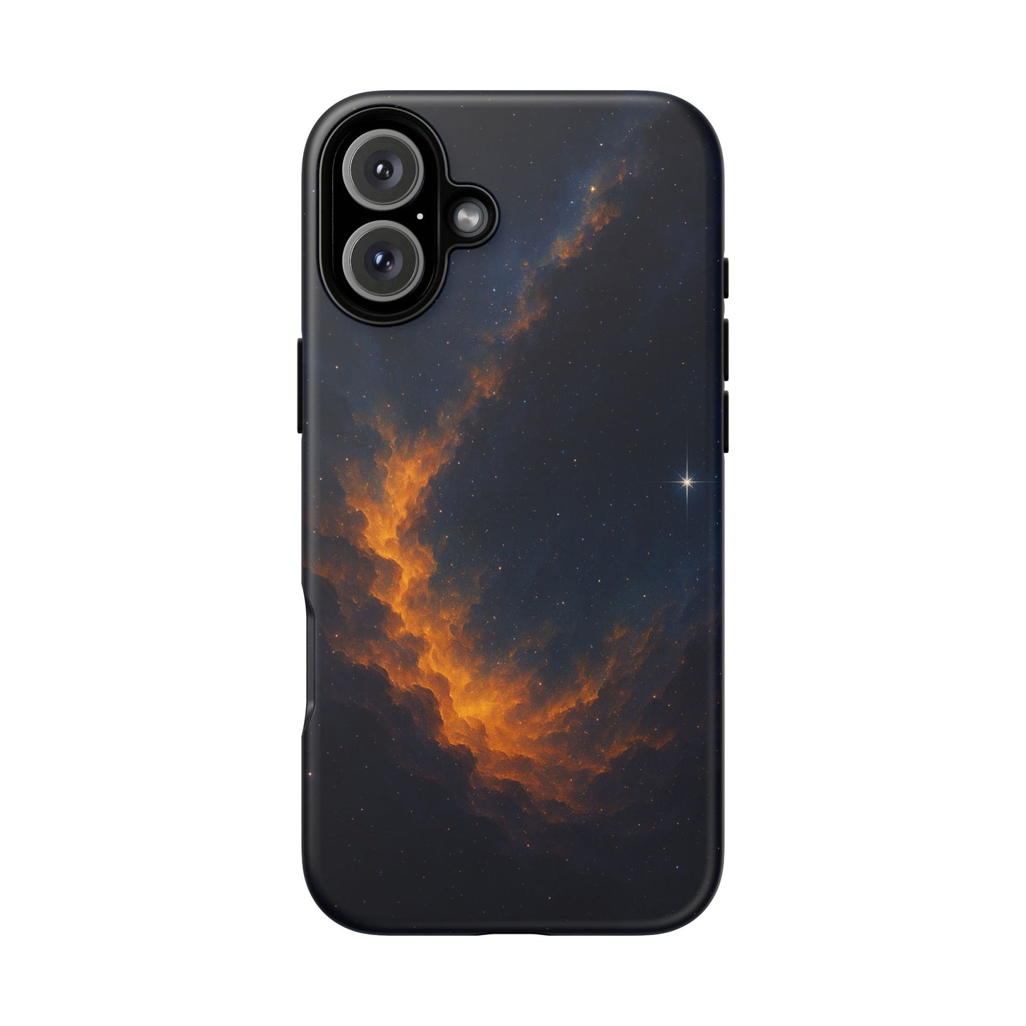 Stellar Flame – Cosmic Nebula Art Phone Case