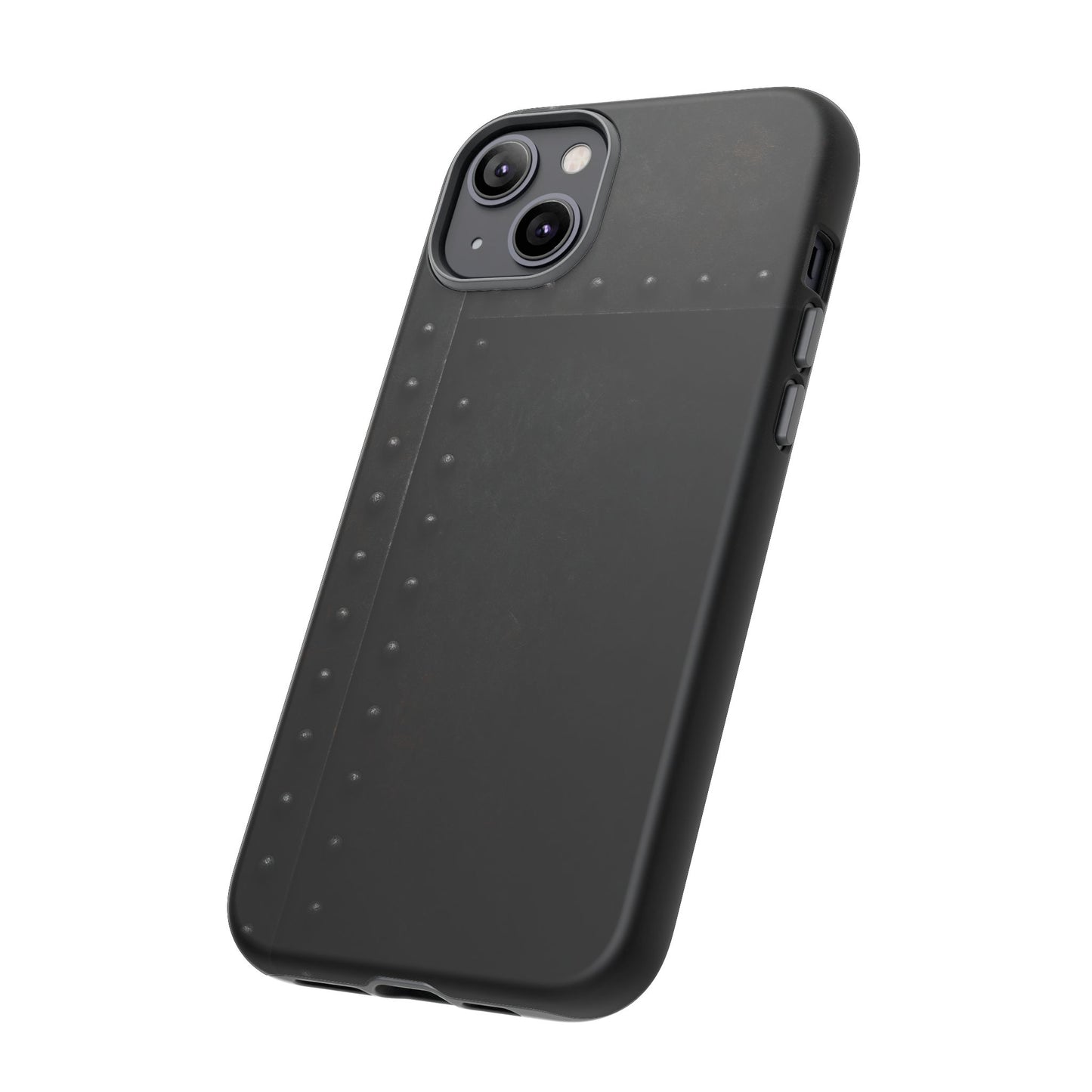 Steel & Smoke – Riveted Shadows Phone Case