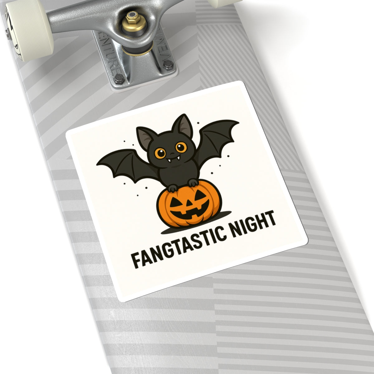Fangtastic Night Halloween Stickers, Cute Bat Stickers, Pumpkin Decor, Spooky Season, Laptop Decor, Party Favors