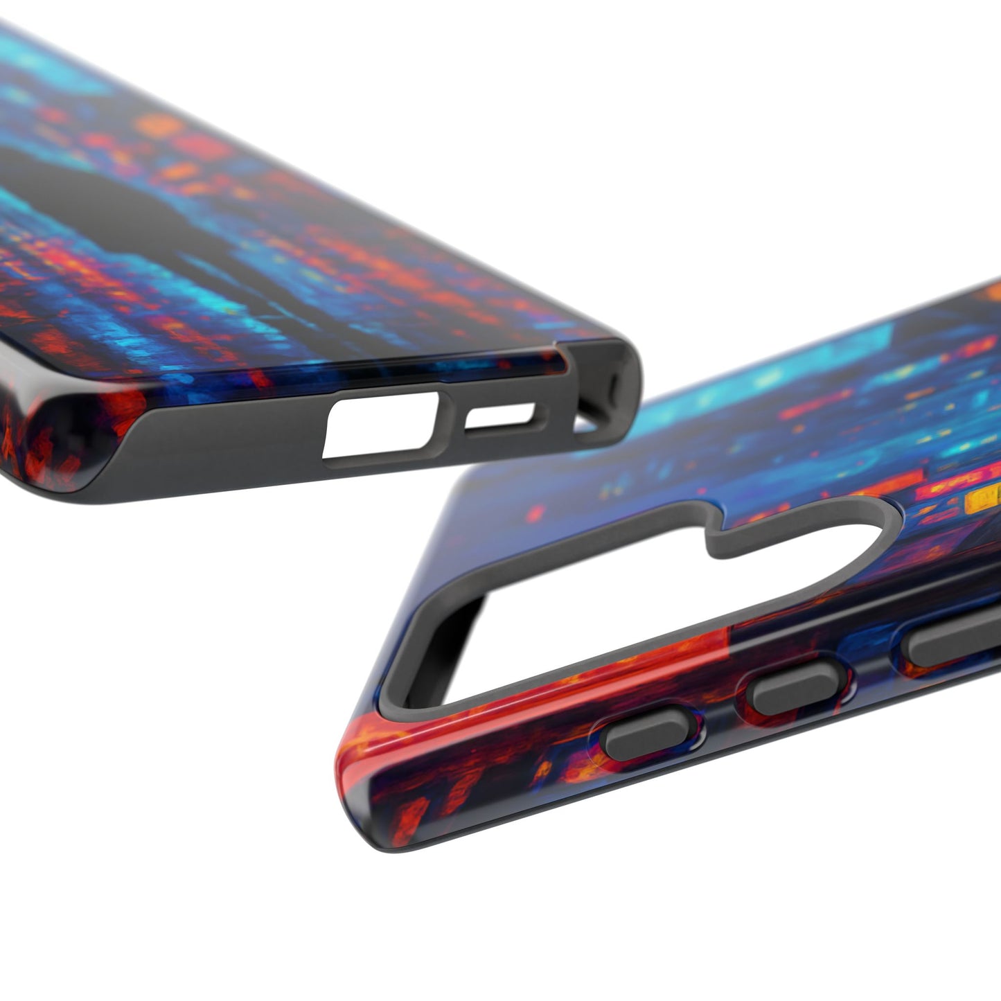 Neon City Nights – Urban Glow Phone Case