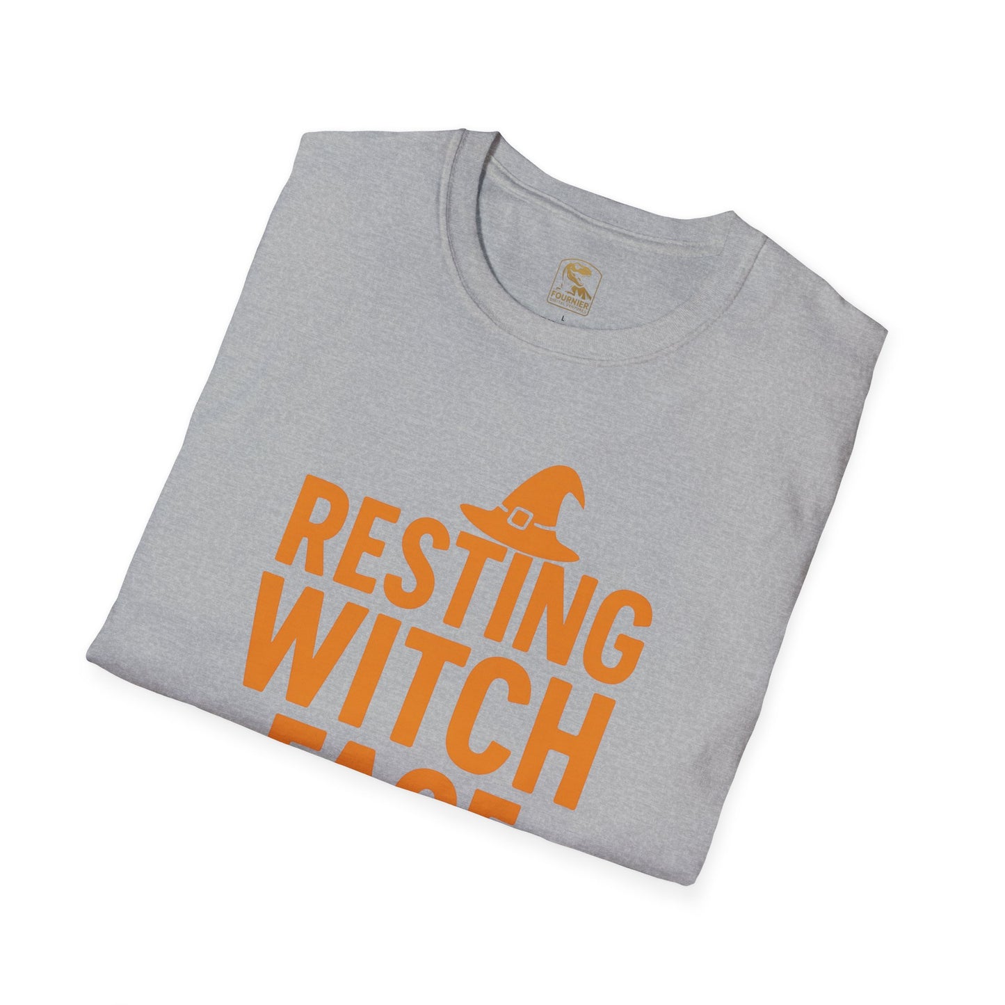 Resting Witch Face T-Shirt | Unisex Halloween Tee, Spooky Graphic Shirt, Seasonal Wear, Gift for Her/Him, Fall Fashion