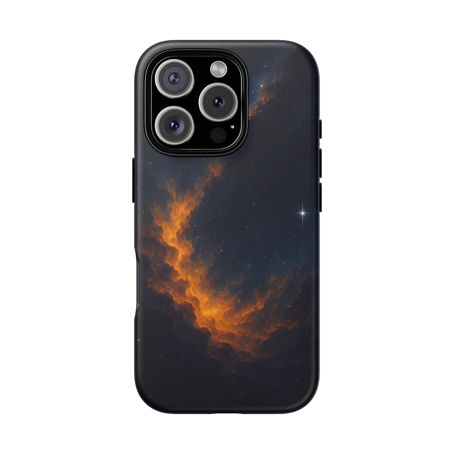 Stellar Flame – Cosmic Nebula Art Phone Case