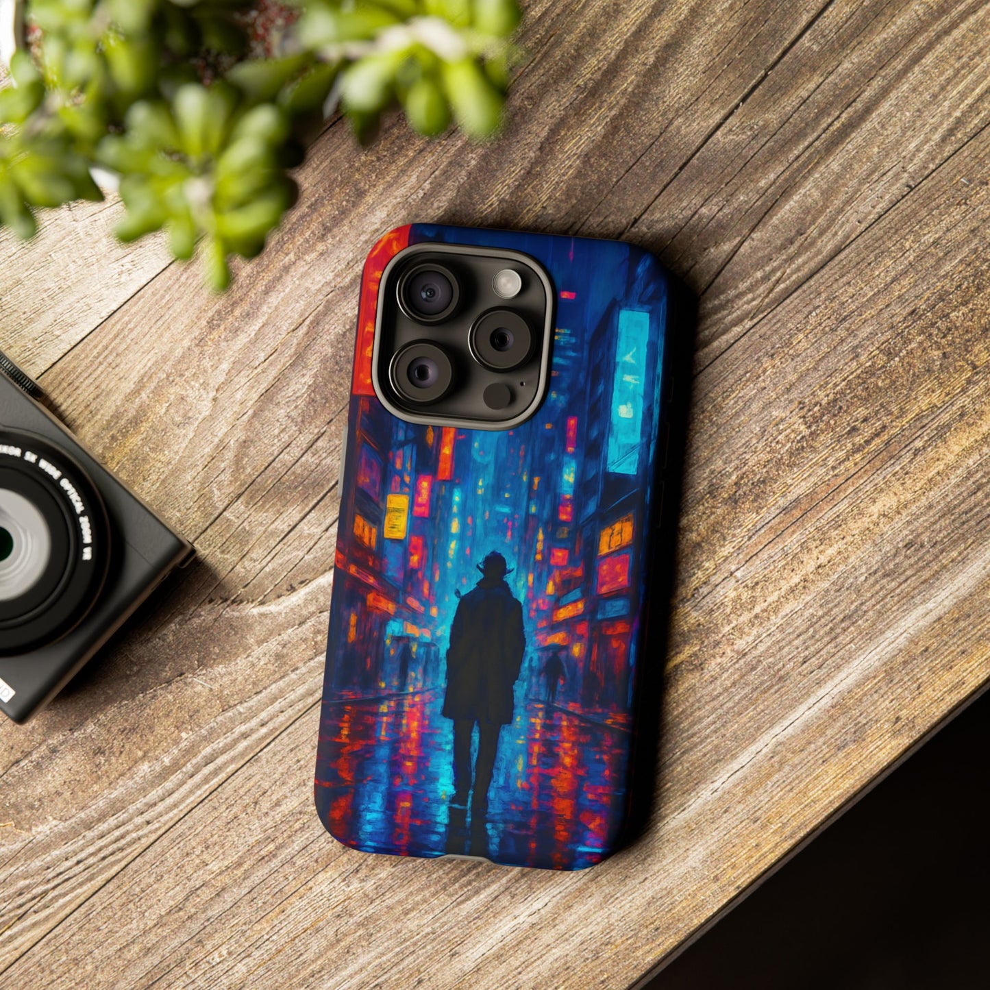 Neon City Nights – Urban Glow Phone Case