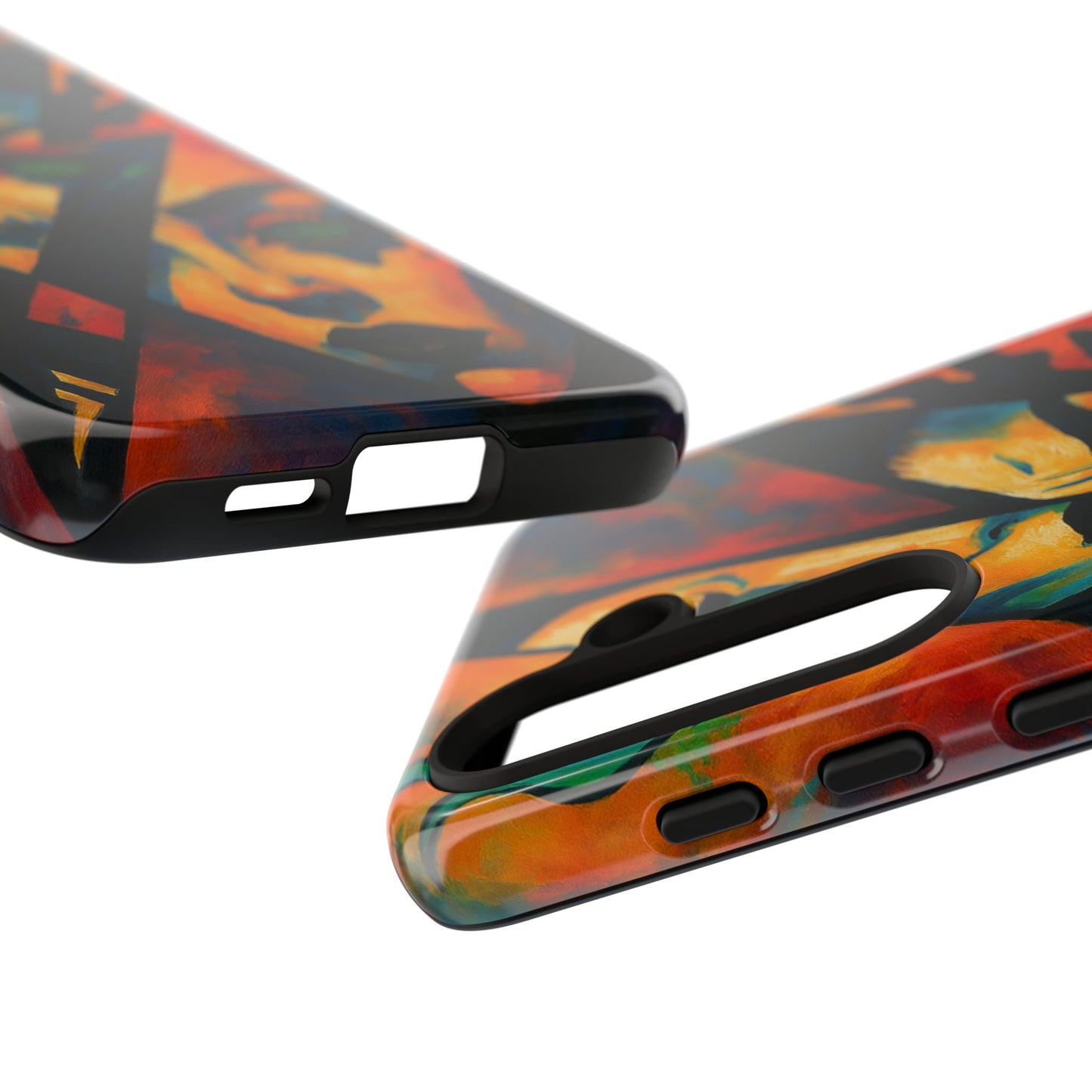 Vibrant Phone Case with Edgy Art, Tough Cases for Trendsetters, Unique Gift for Art Lovers, Colorful Phone Accessory, Protection and Style