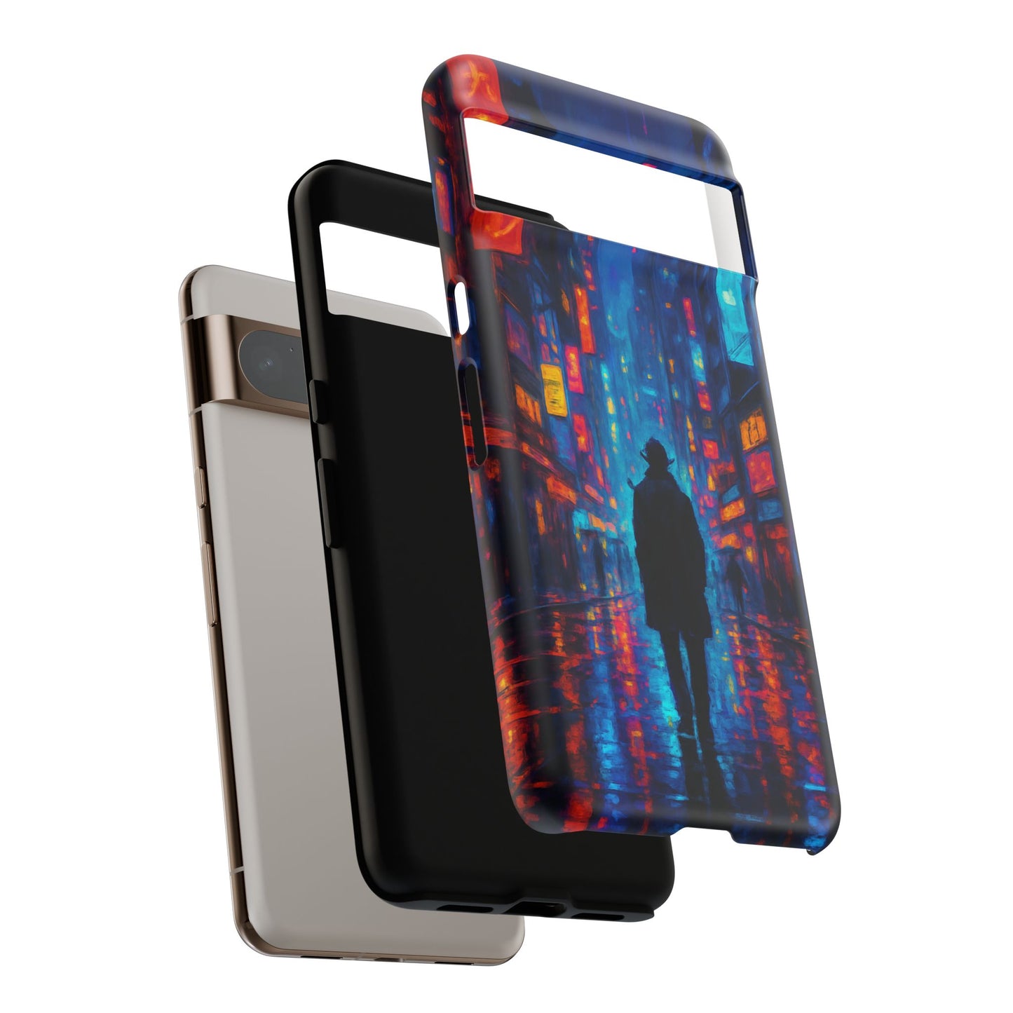 Neon City Nights – Urban Glow Phone Case