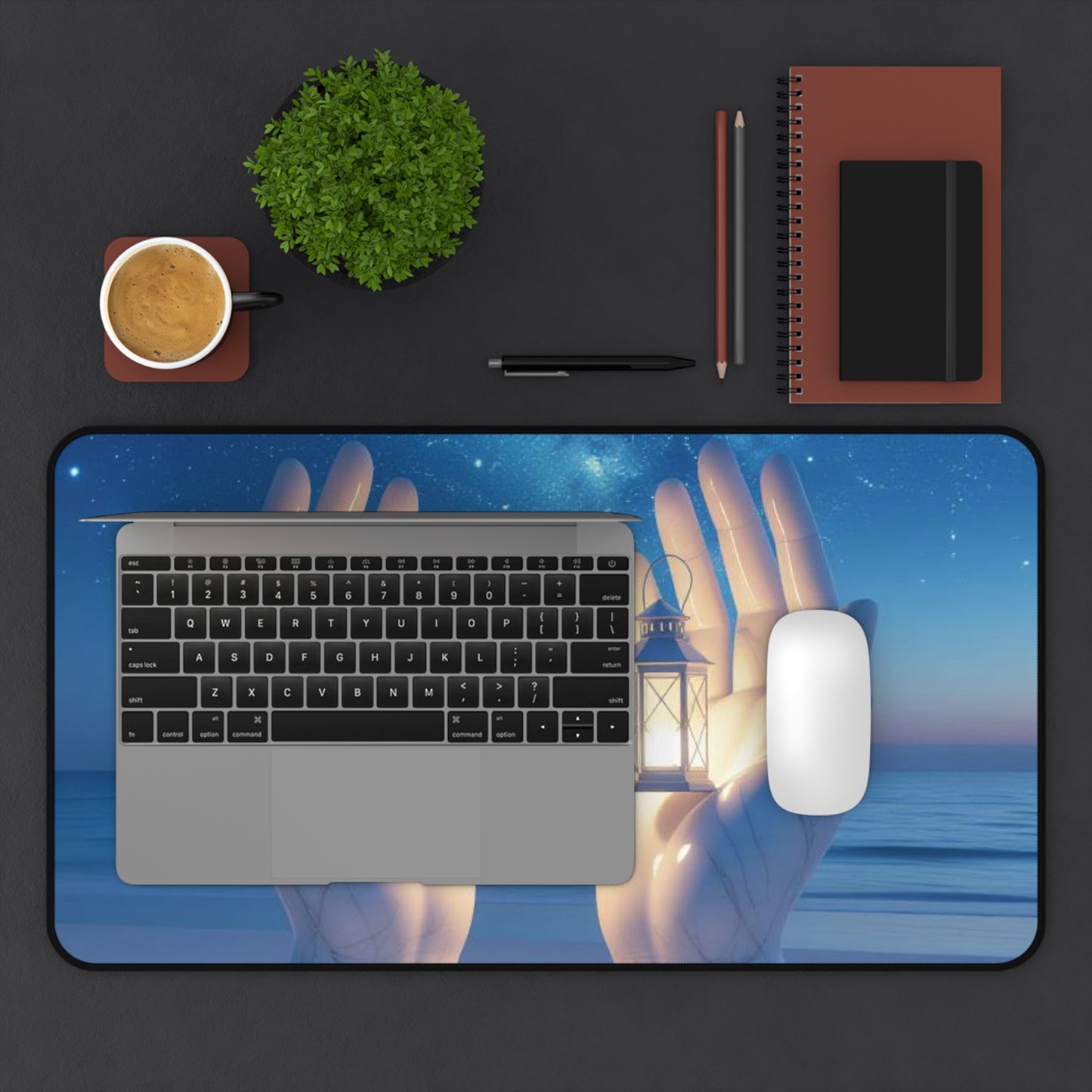 Hands of Light Desk Mat – Inspire Your Workspace