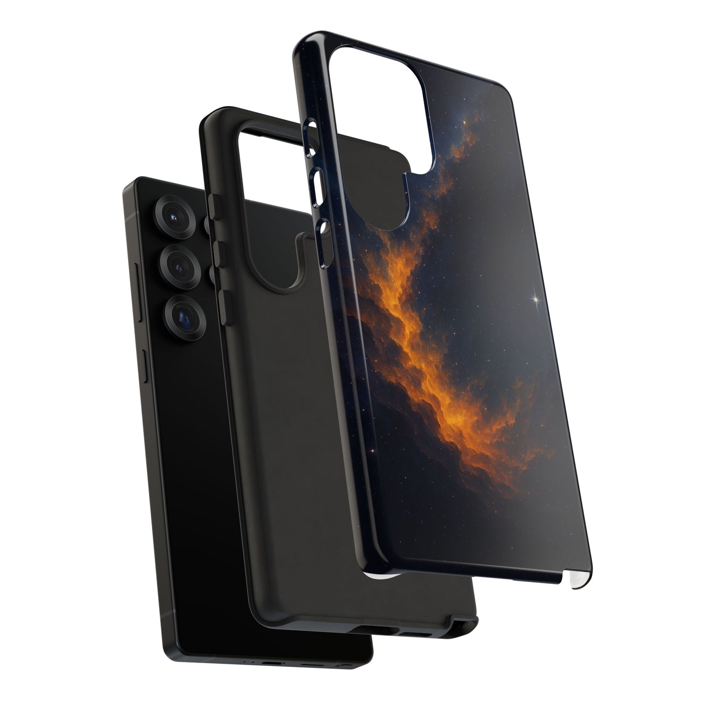 Stellar Flame – Cosmic Nebula Art Phone Case