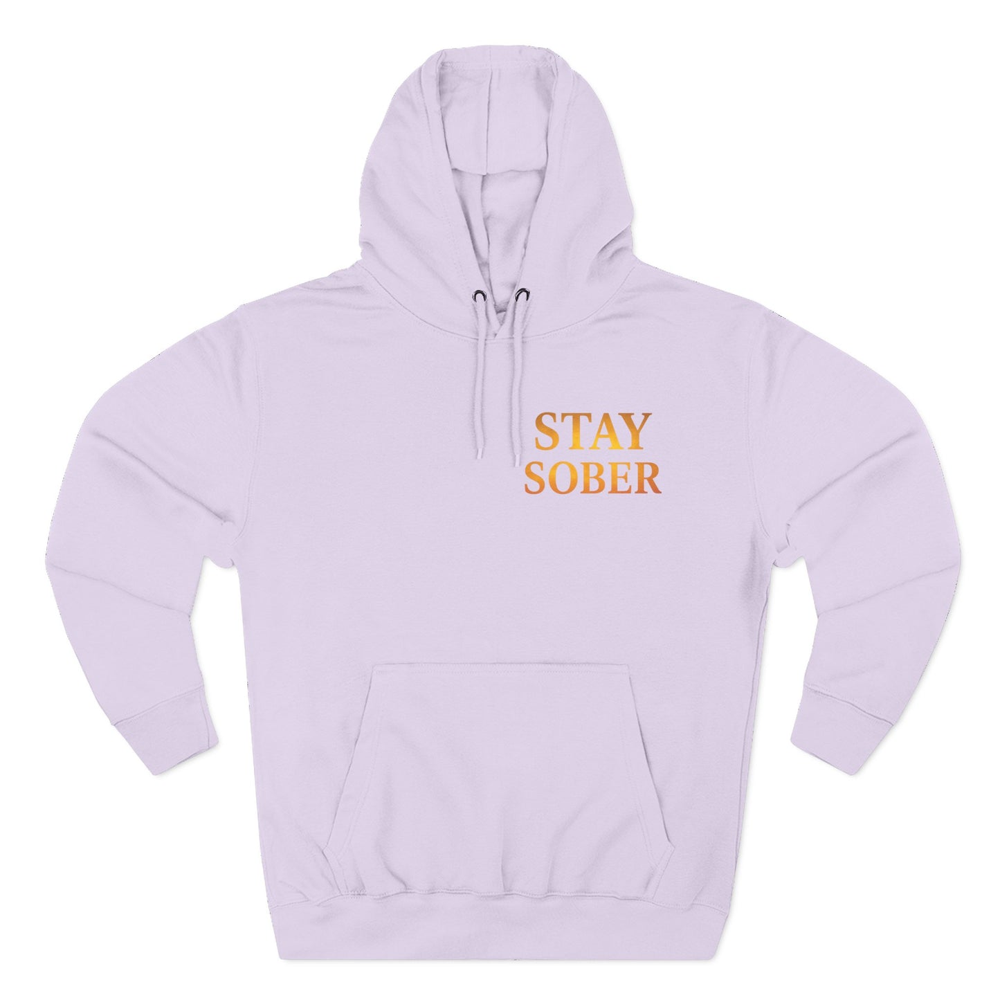 Inspirational Fleece Hoodie, Motivational Gift for Wellness, Stay Sober Apparel, Positive Affirmation Hoodie, Recovery Support Clothing