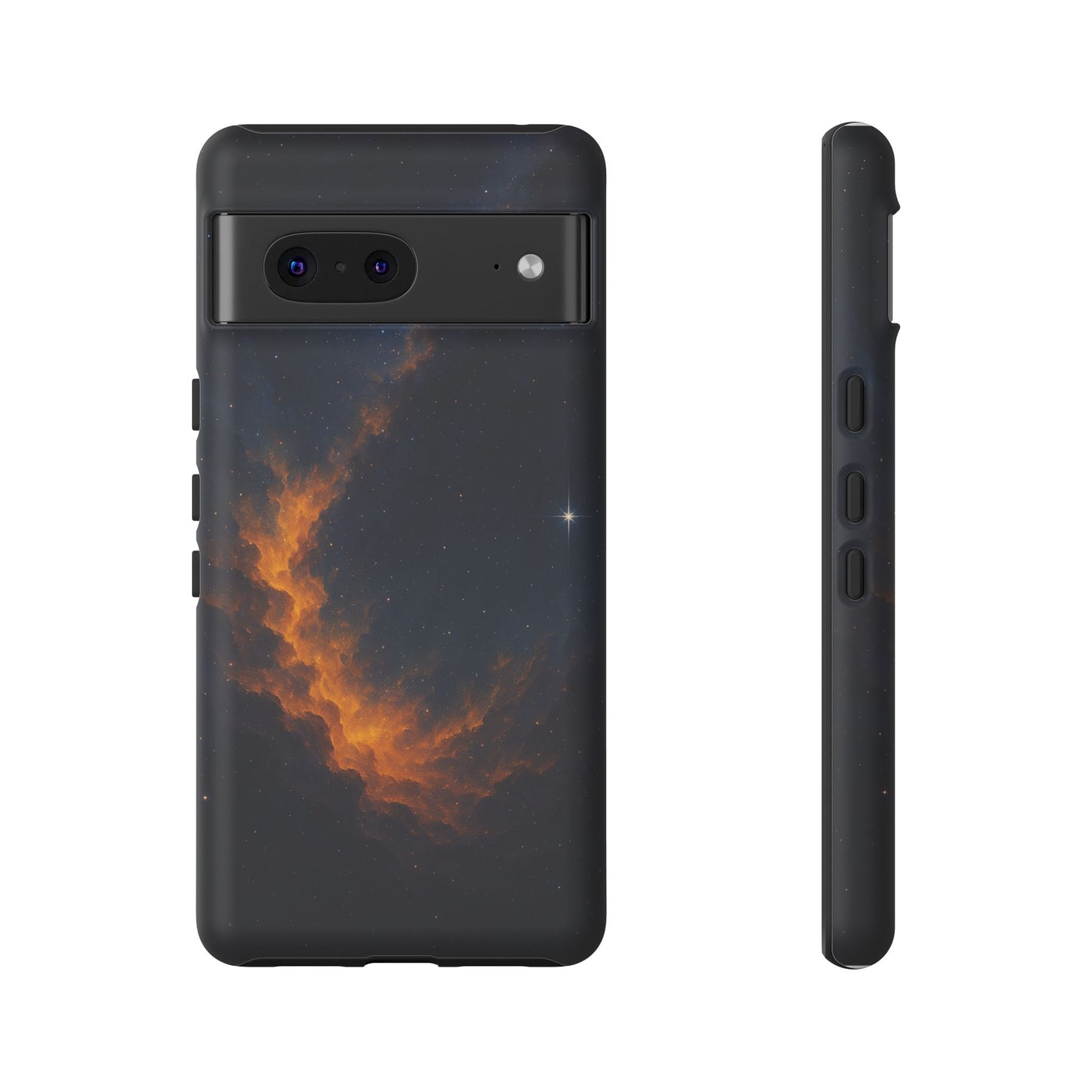 Stellar Flame – Cosmic Nebula Art Phone Case