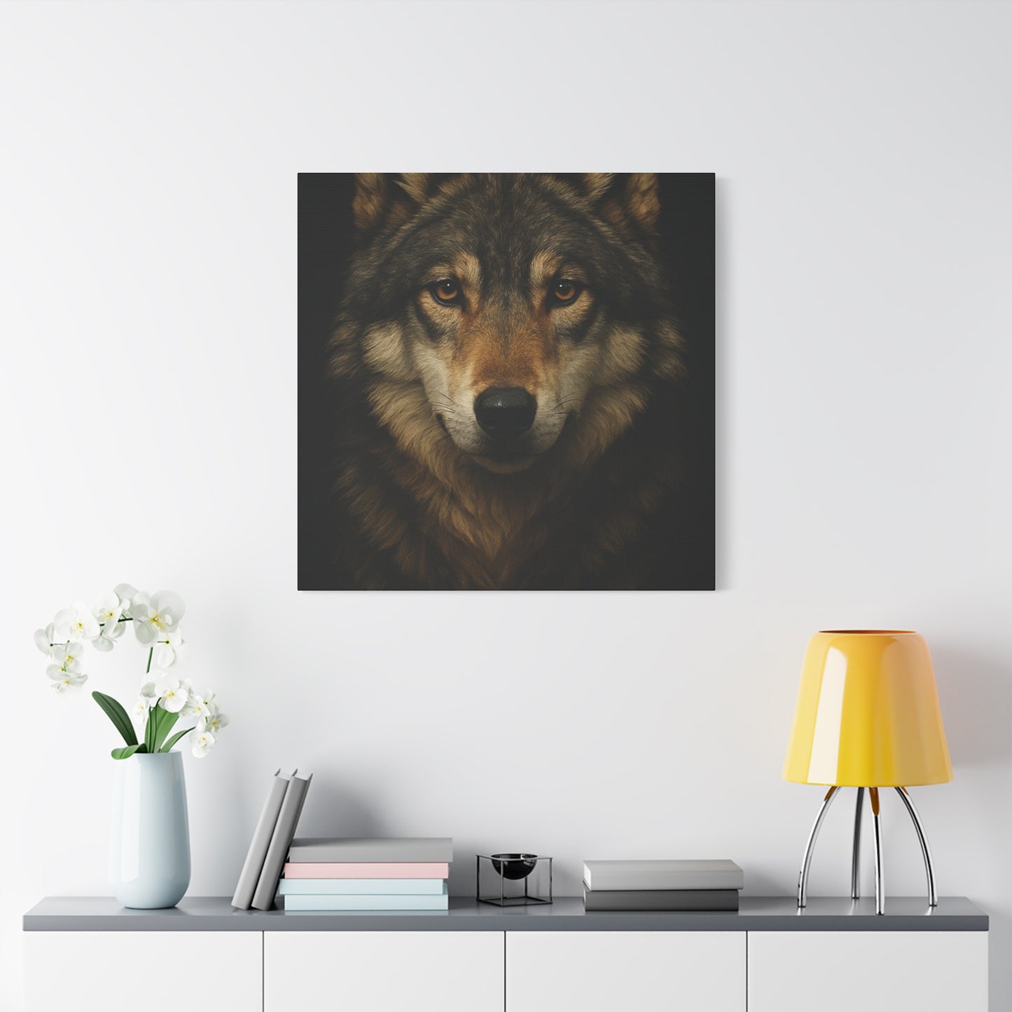 Wolf Portrait Wall Art Print, Nature Decor, Home Office, Animal Lovers Gift, Wildlife Artwork, Forest Themed Decoration