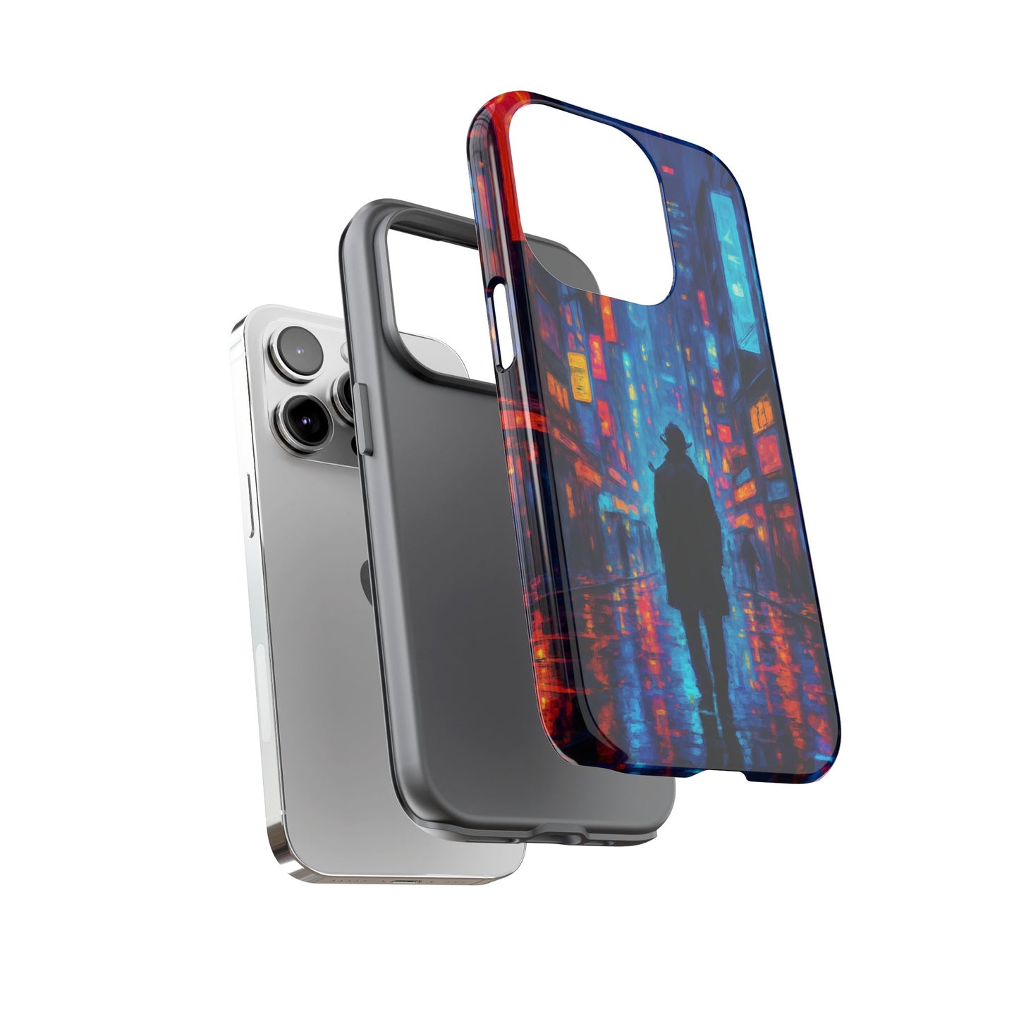 Neon City Nights – Urban Glow Phone Case