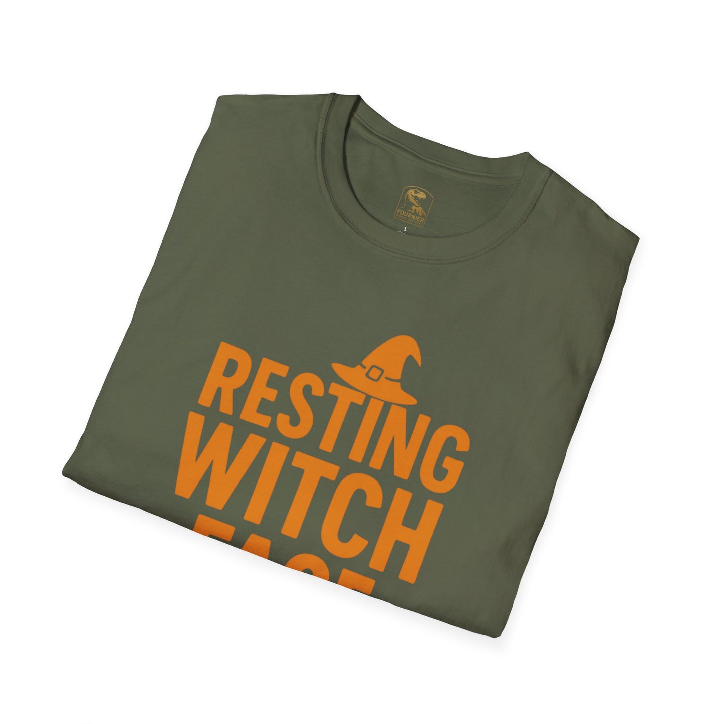 Resting Witch Face T-Shirt | Unisex Halloween Tee, Spooky Graphic Shirt, Seasonal Wear, Gift for Her/Him, Fall Fashion