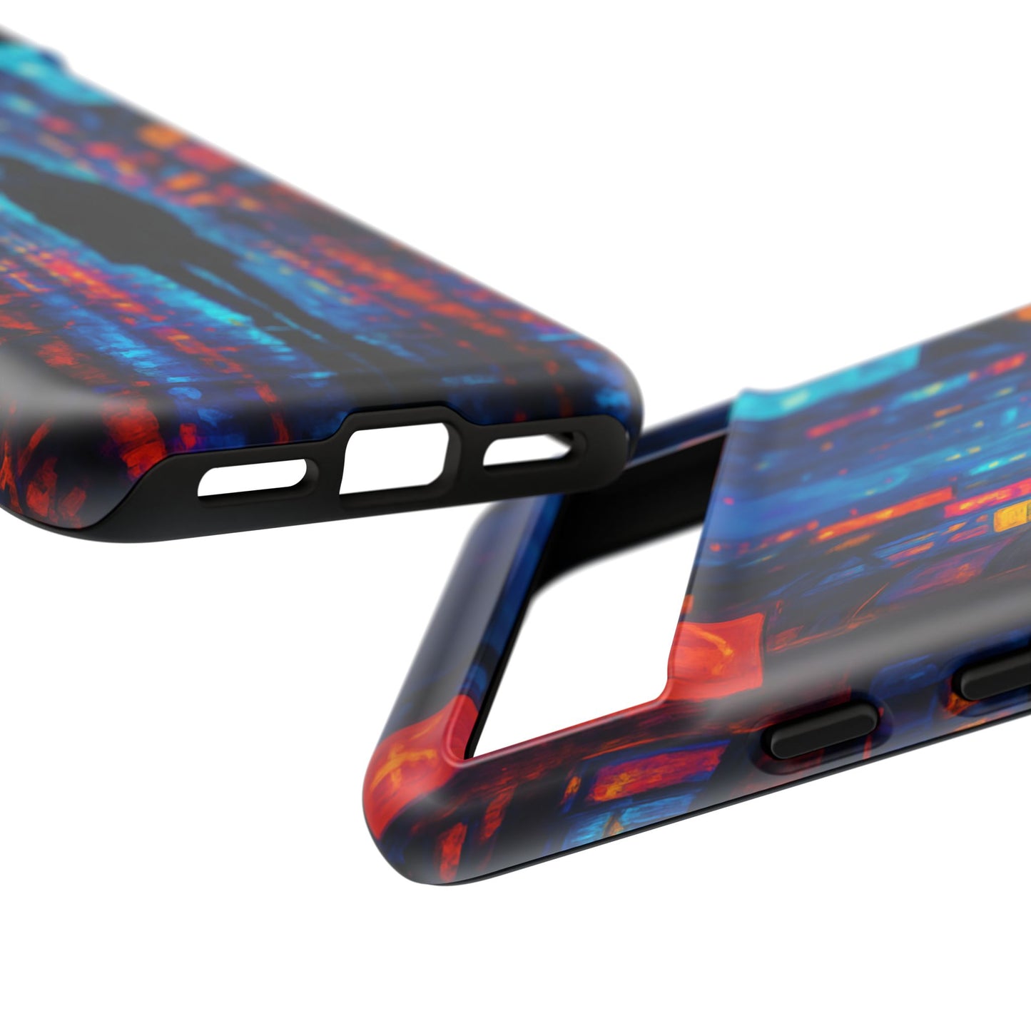 Neon City Nights – Urban Glow Phone Case