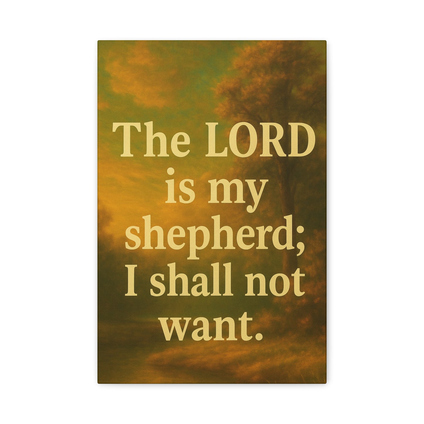 Inspirational Canvas Wall Art, Faith Decor, Home Blessing, Religious Gift, Rustic Artwork
