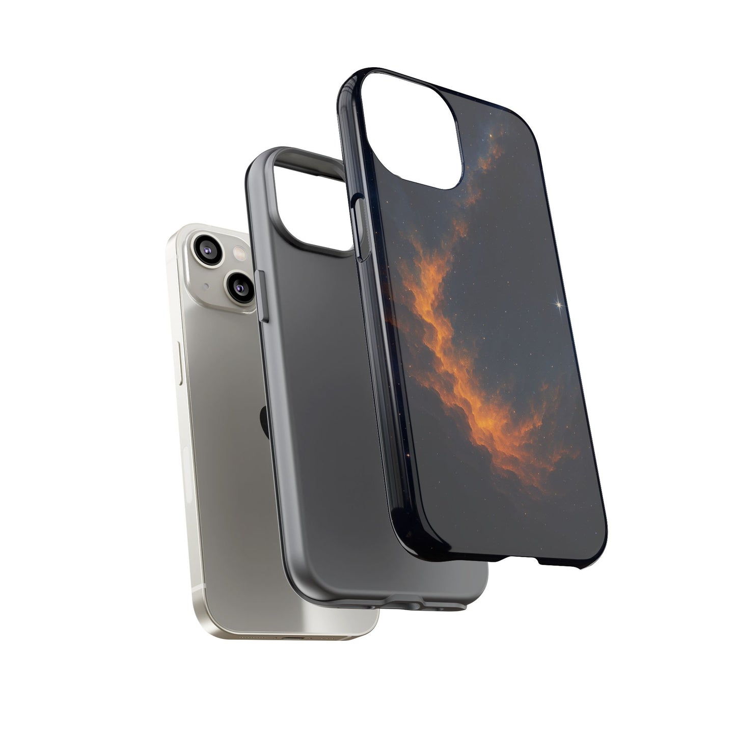 Stellar Flame – Cosmic Nebula Art Phone Case