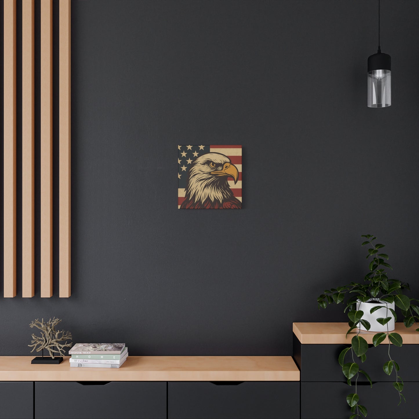 American Pride – Bald Eagle Canvas Art