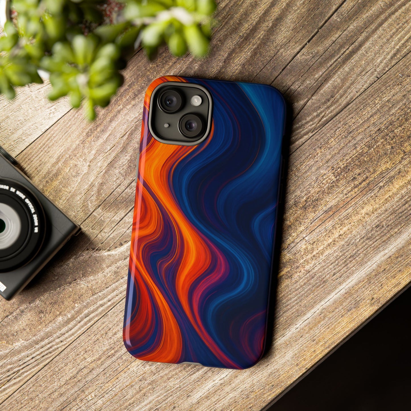 Stylish Phone Case, Protective Cover for iPhone, Unique Gift for Tech Lovers, Vibrant Design, Birthday, Holiday, Everyday Use