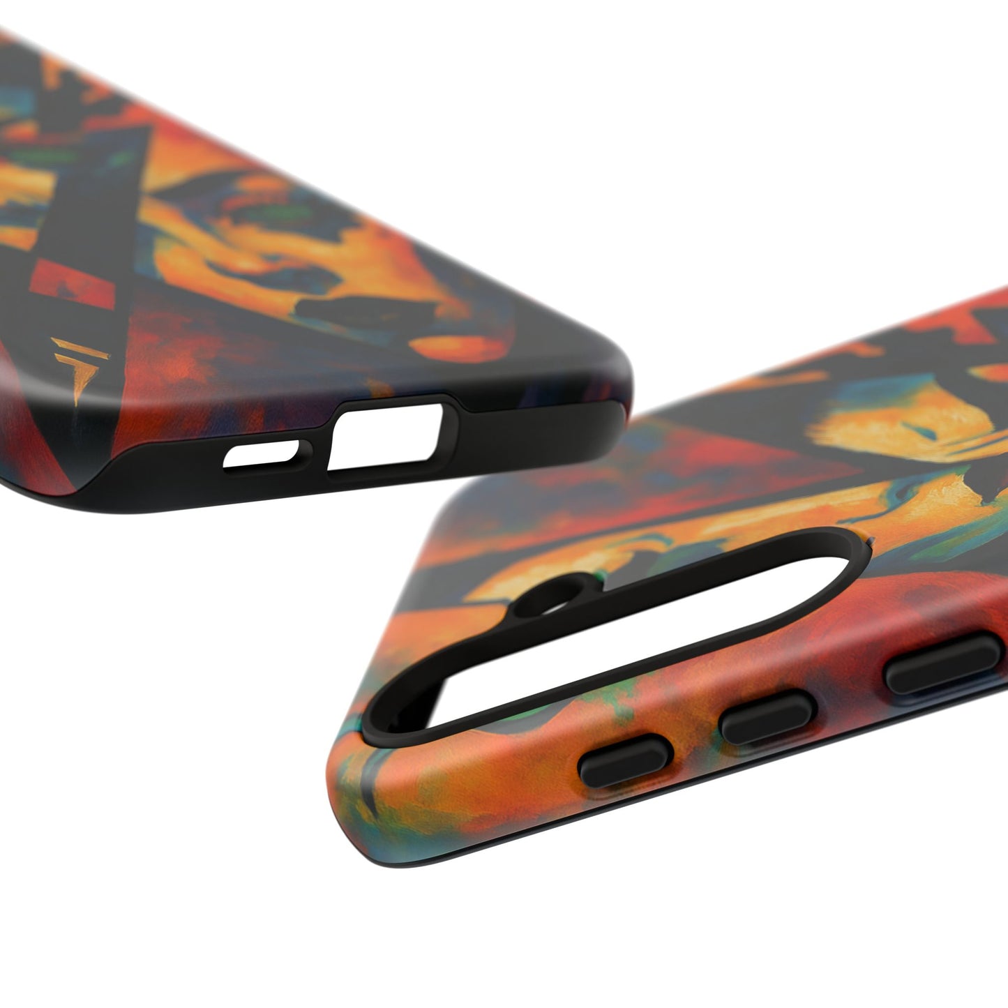 Vibrant Phone Case with Edgy Art, Tough Cases for Trendsetters, Unique Gift for Art Lovers, Colorful Phone Accessory, Protection and Style