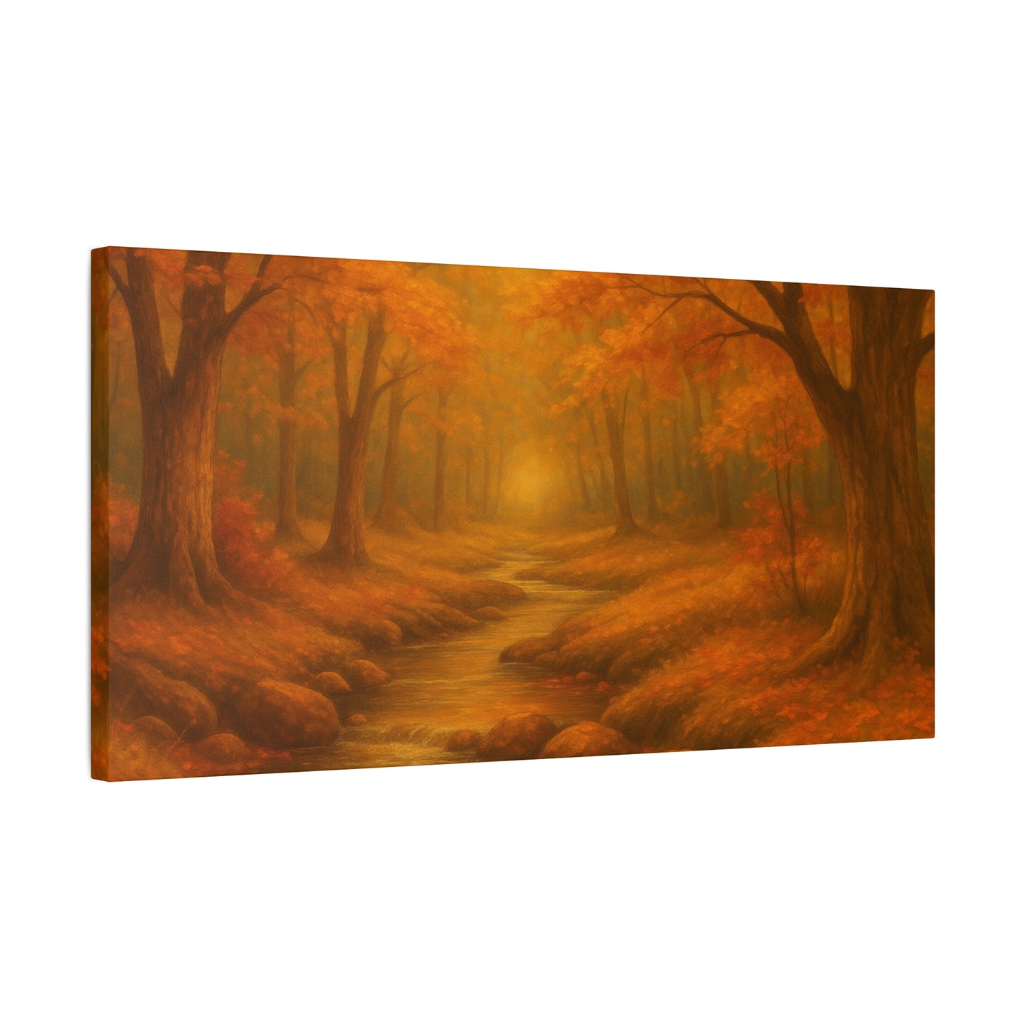 Autumn Landscape Canvas Print, Cozy Home Decor, Fall Wall Art, Nature Inspired Gift, Thanksgiving Decoration