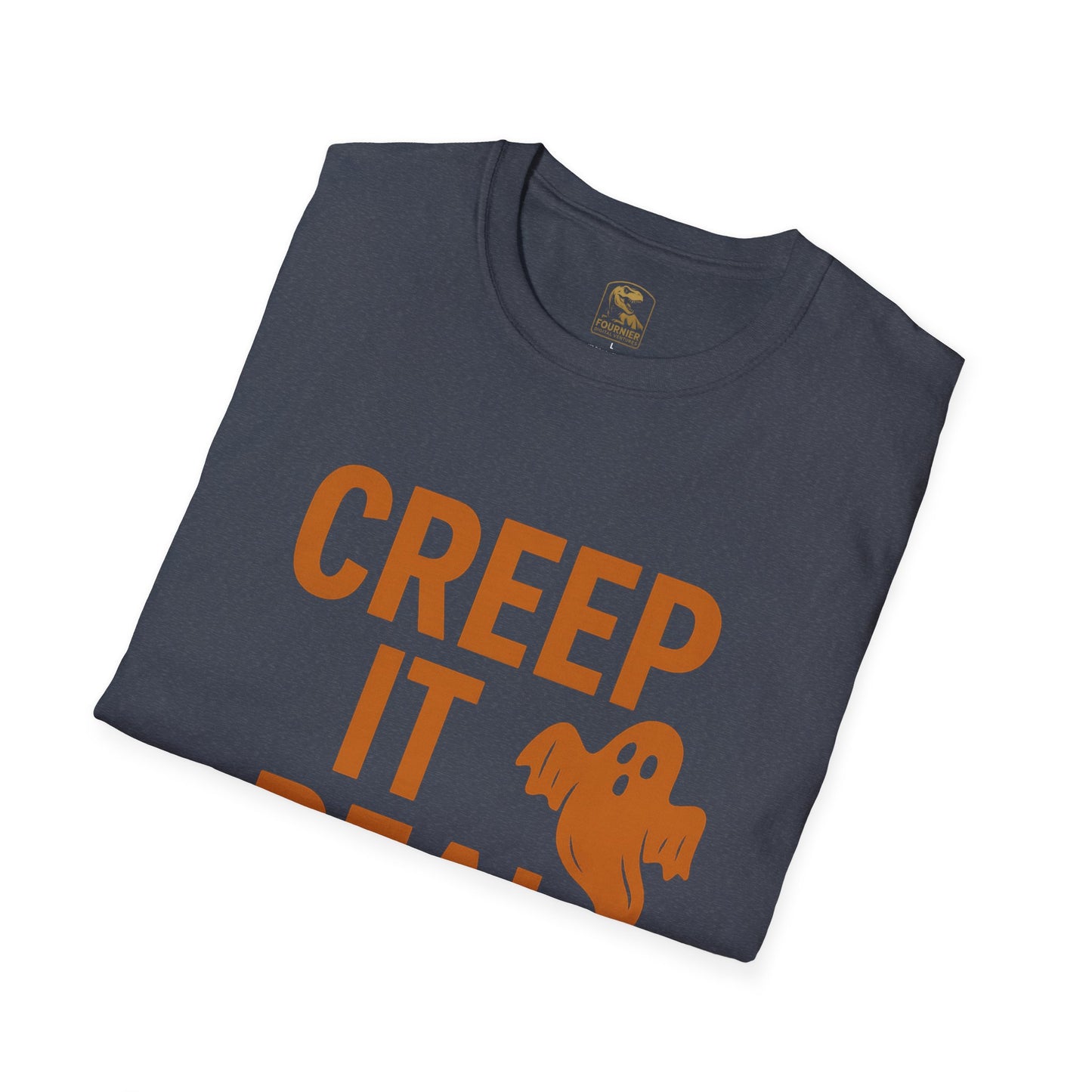 Halloween Graphic Tee, Creep It Real Shirt for Ghost Lovers, Unisex Casual T-Shirt, Funny October Apparel, Spirit Halloween Gift