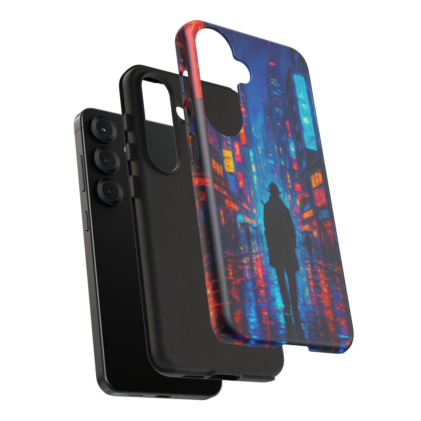 Neon City Nights – Urban Glow Phone Case