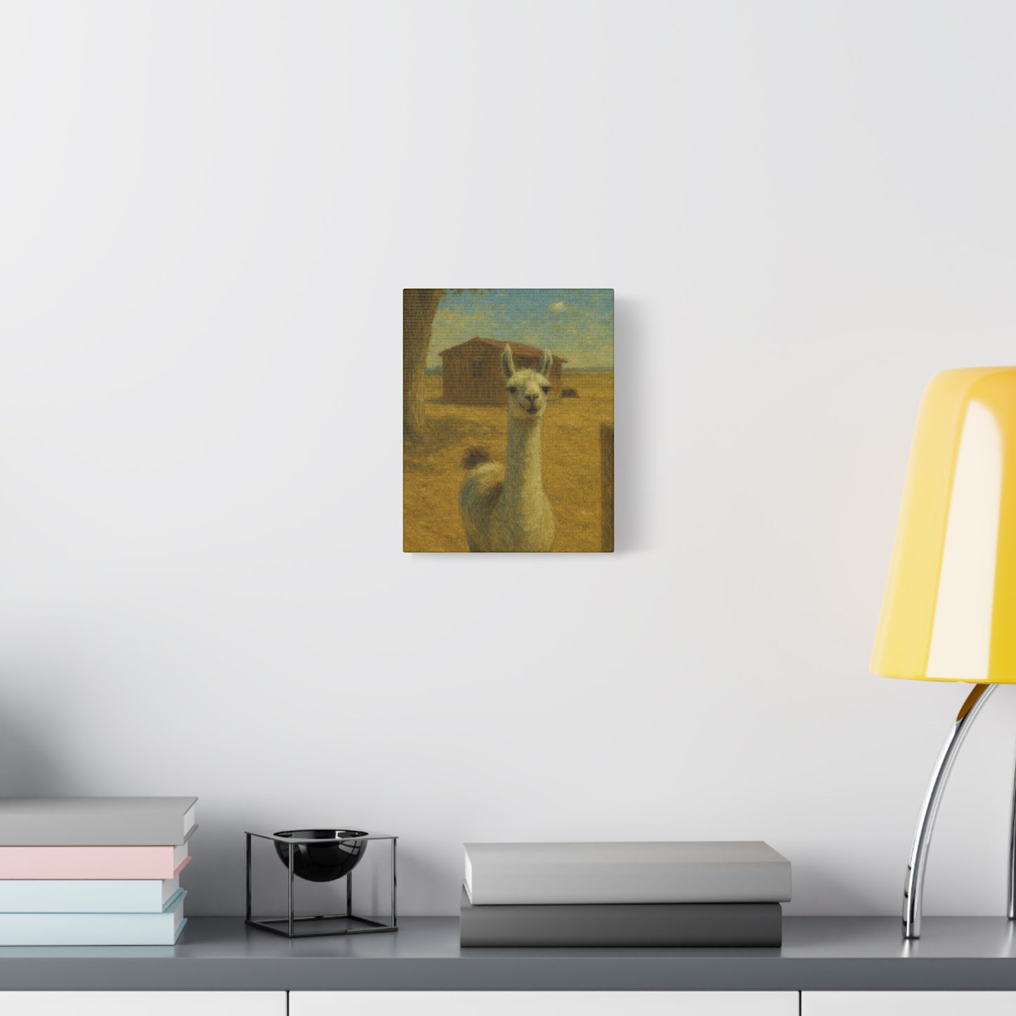 Llama Artwork Canvas Print, Unique Home Decor, Wall Art for Animal Lovers, Canvas Wall Art, Gift for Nature Enthusiasts