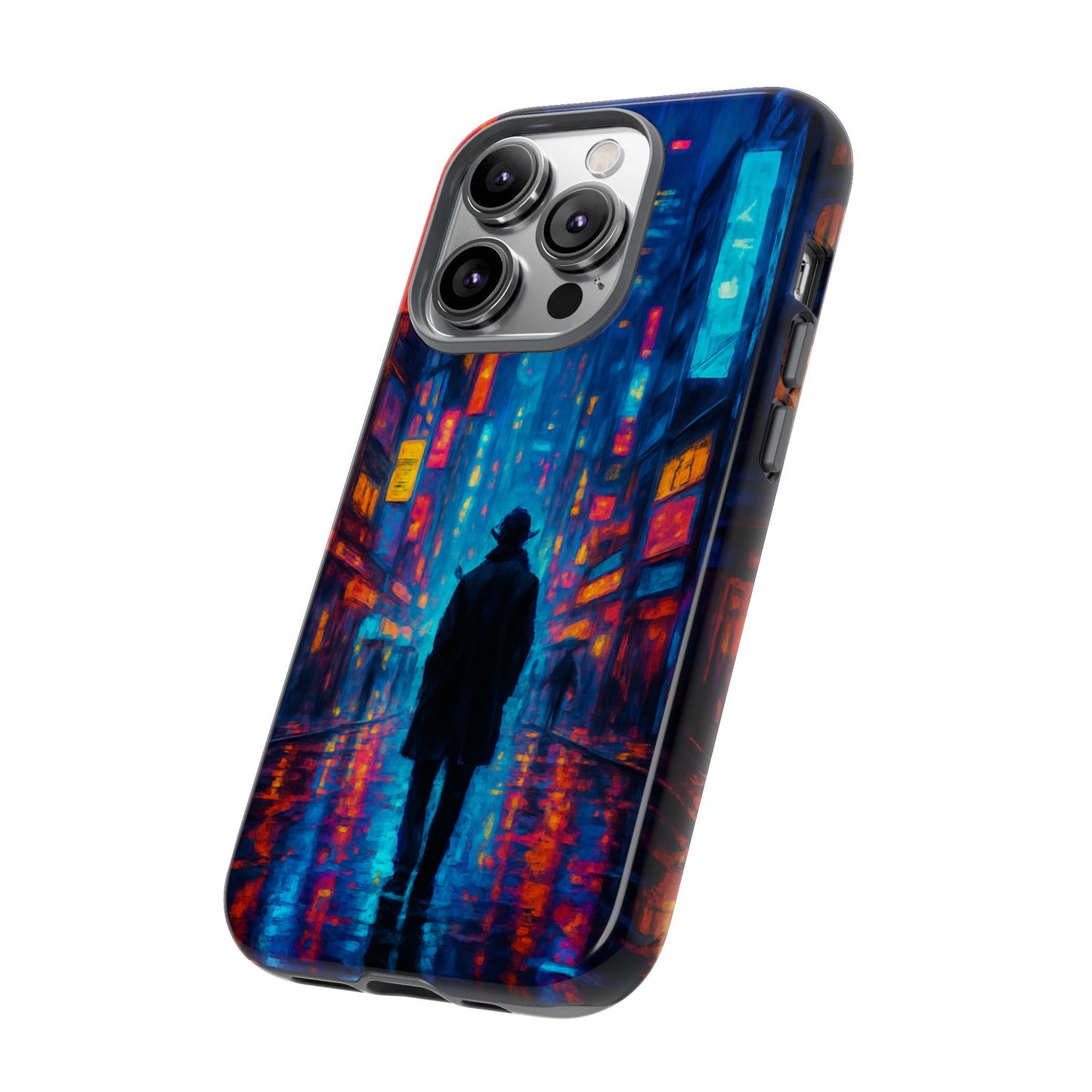 Neon City Nights – Urban Glow Phone Case
